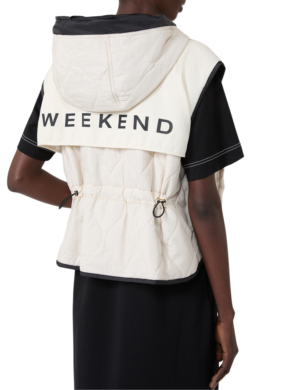 Gilet imbottito reversibile in tela antigoccia<BR/> Max Mara Weekend 2625296011600 005 