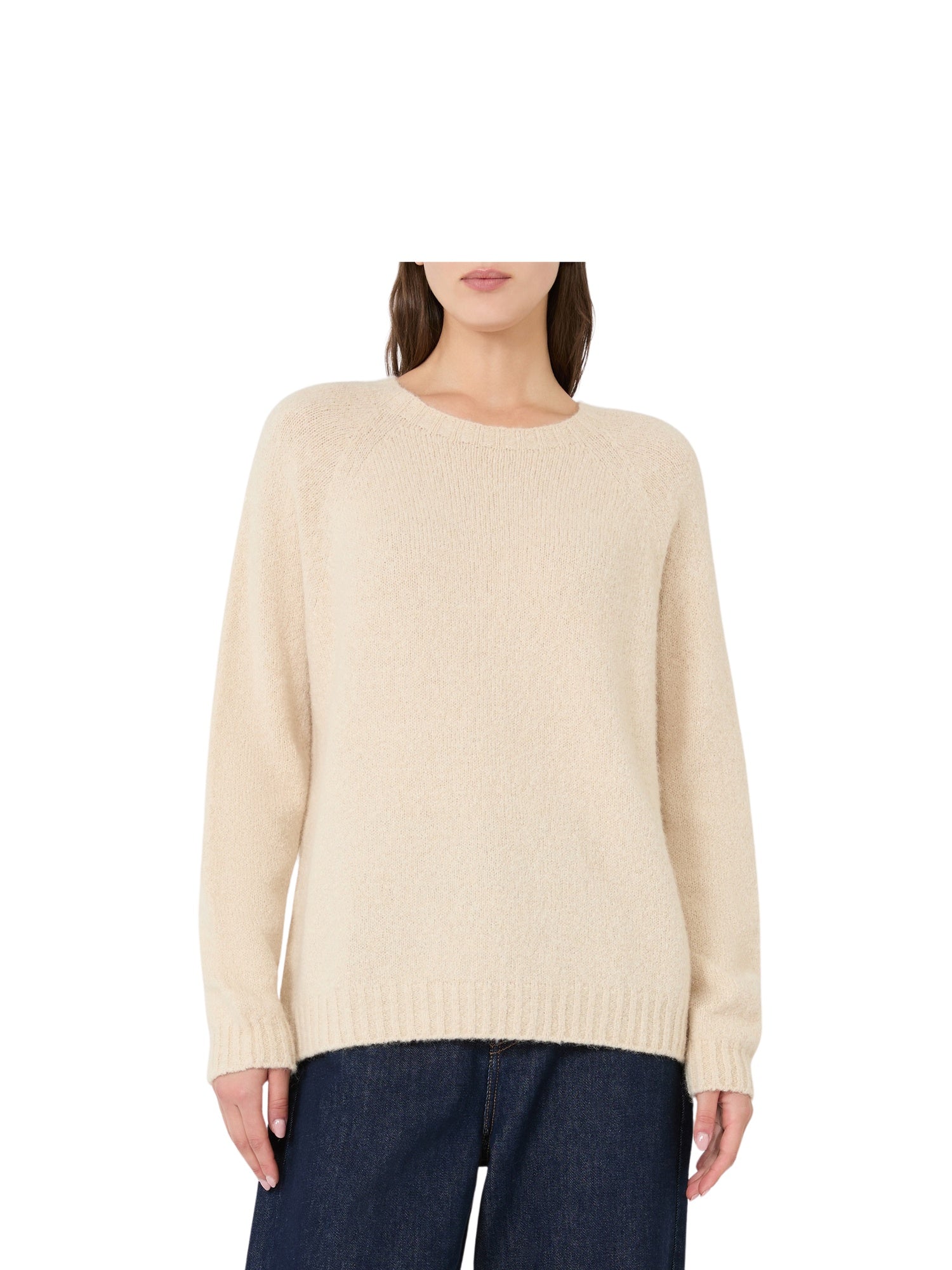 Maglione girocollo a coste<BR/> Max Mara Weekend 2625366211600 001 