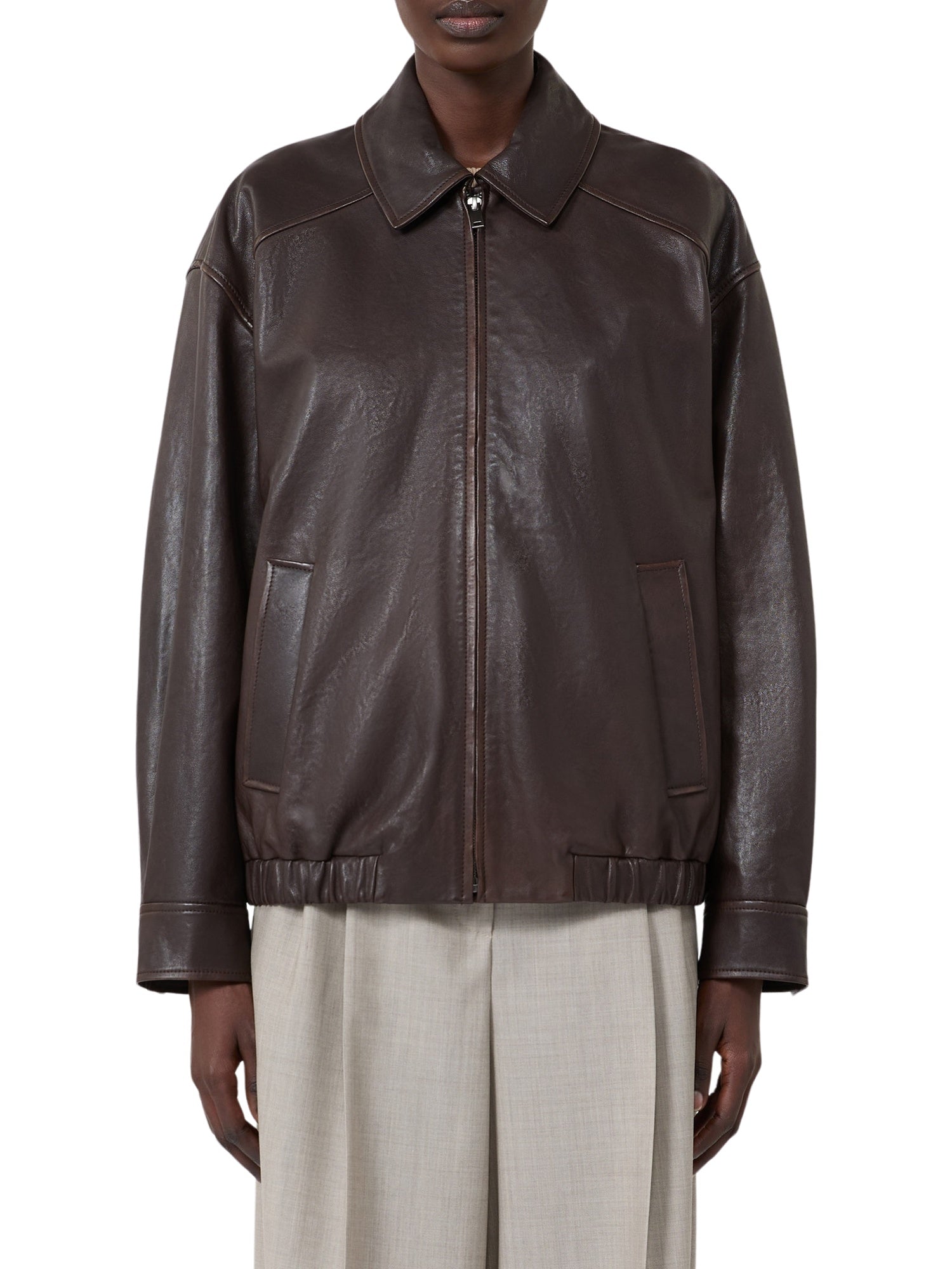 Bomber in nappa<BR/> Max Mara Weekend 2625446041600 003 