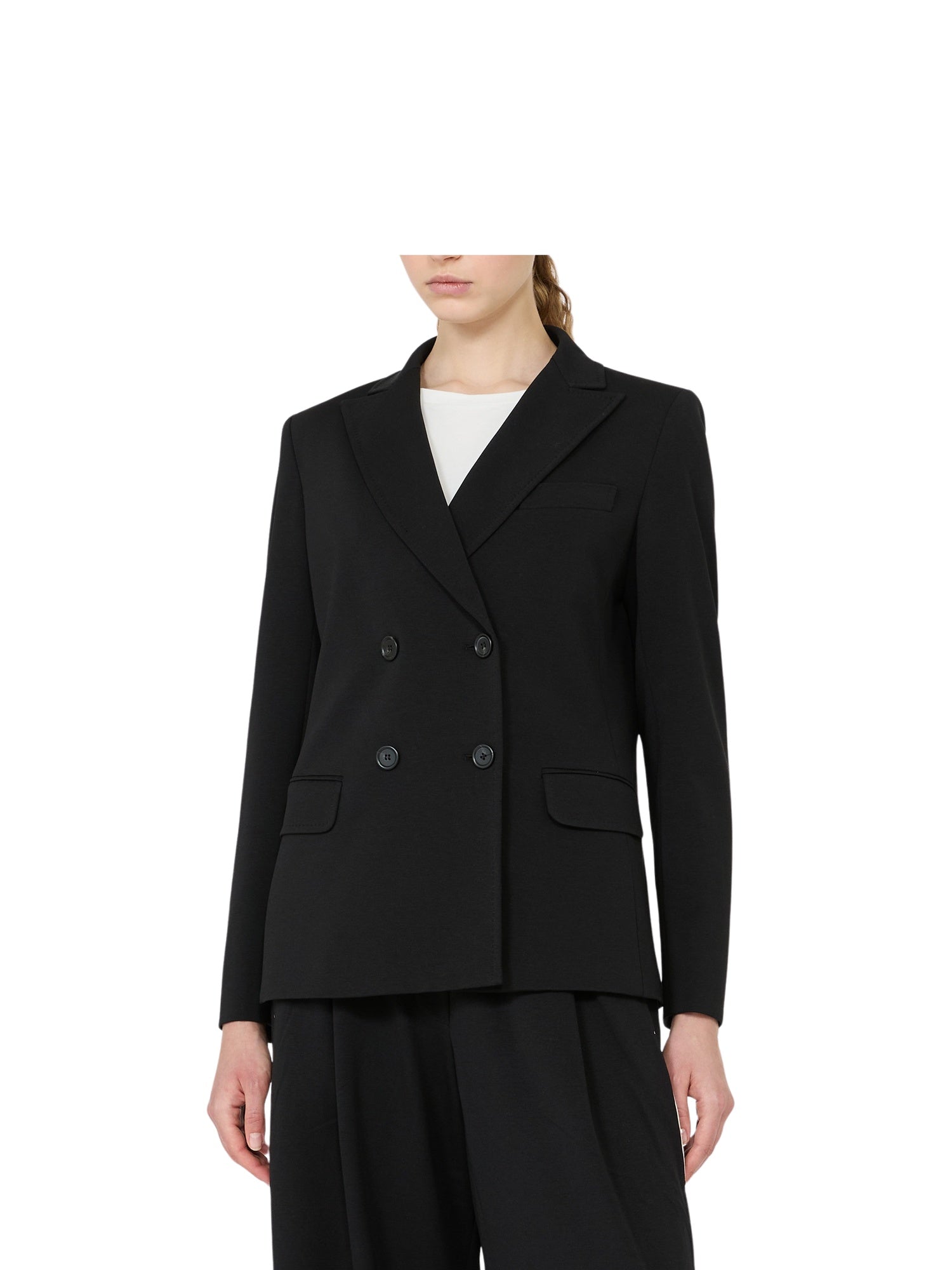 Blazer doppiopetto in jersey Milano<BR/> Max Mara Weekend 2625916021600 001 