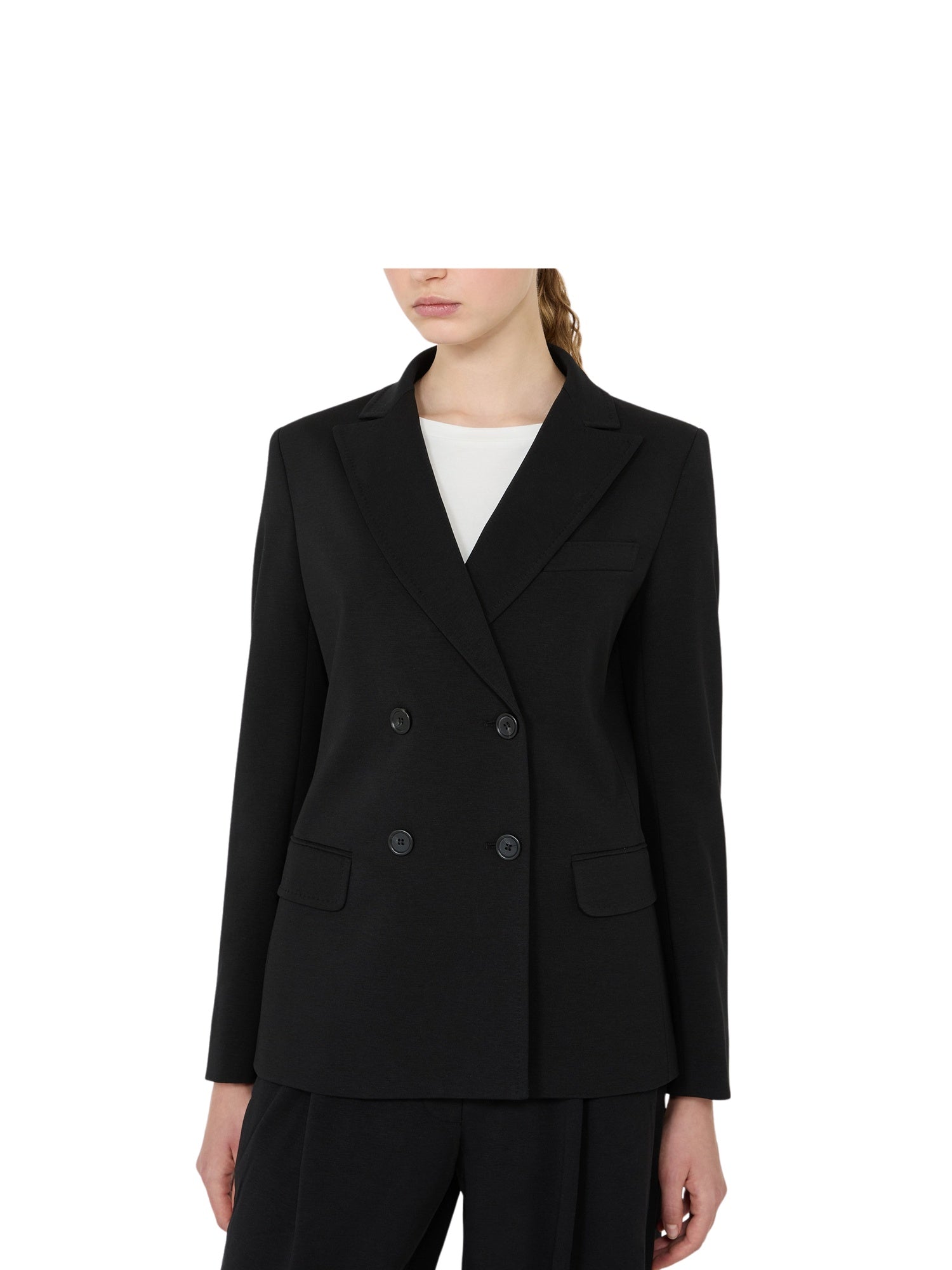 Blazer doppiopetto in jersey Milano<BR/> Max Mara Weekend 2625916021600 001 