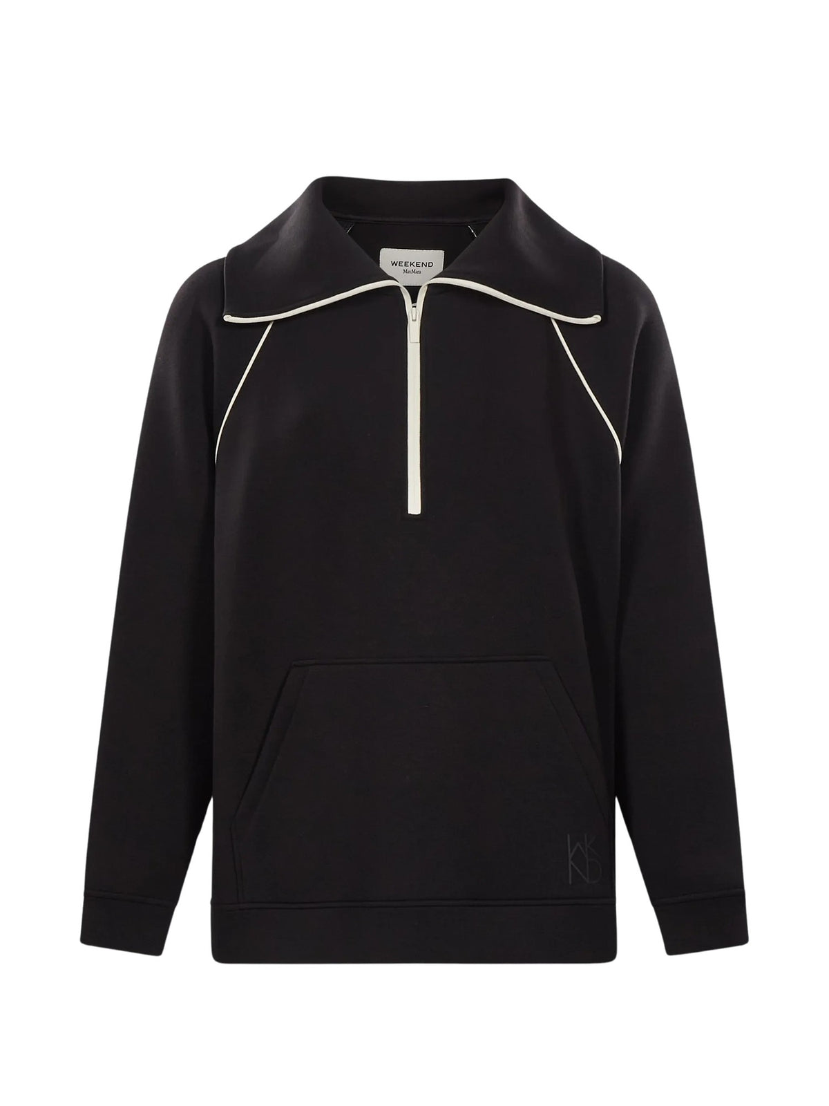 Maglione con profili e mezza zip Max Mara Weekend 2625926031600 001 