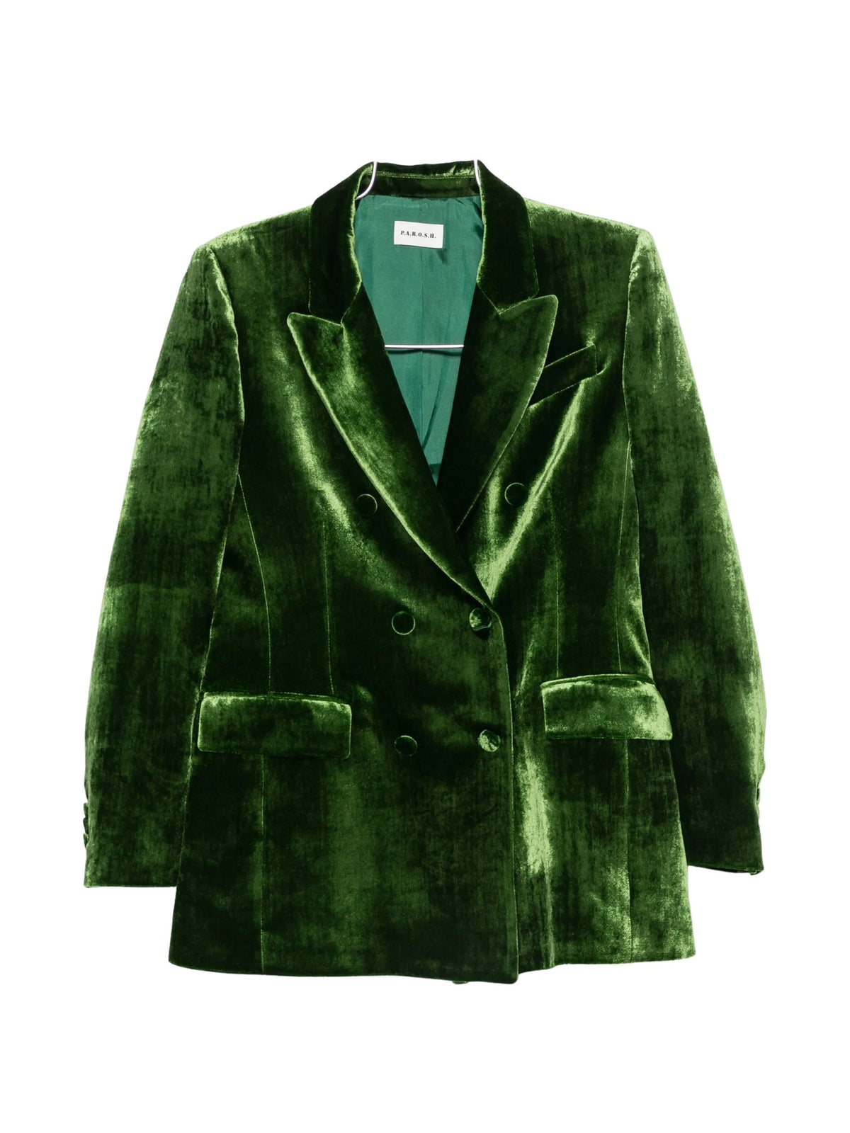 Blazer doppiopetto con revers a lancia<BR/> P.A.R.O.S.H. RAVEL-D420487 005 