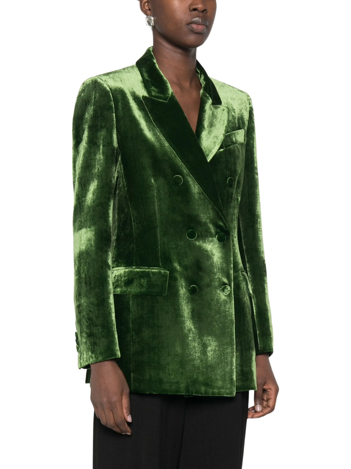 Blazer doppiopetto con revers a lancia<BR/> P.A.R.O.S.H. RAVEL-D420487 005 