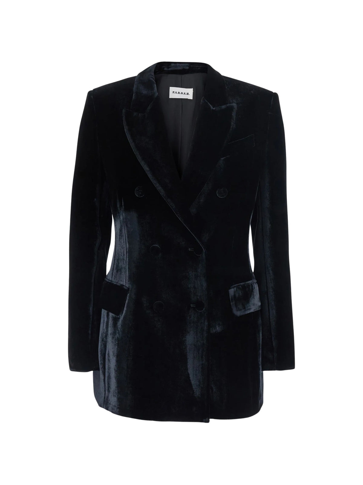 Blazer doppiopetto a maniche lunghe<BR/> P.A.R.O.S.H. RAVEL-D420487 013 