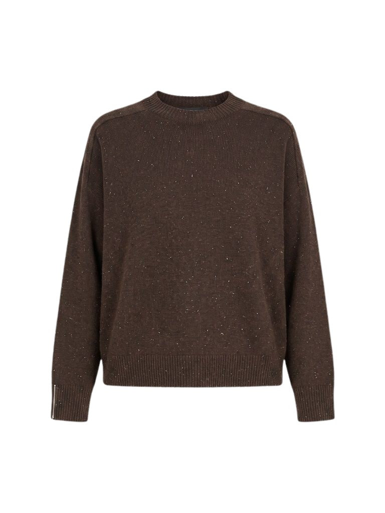 Maglione con spalle scese e applicazioni Peserico S99984F07K 09095252 
