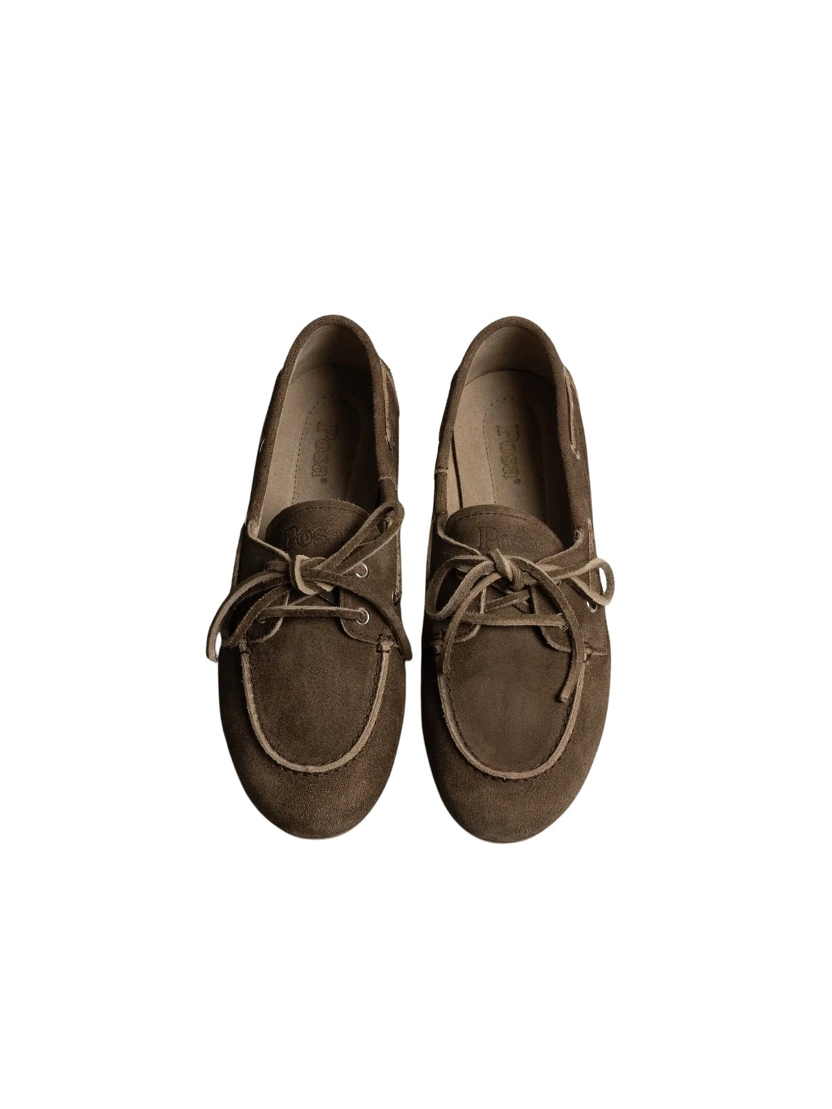 Mocassini da barca in suede spazzolato POSA PW27 201 