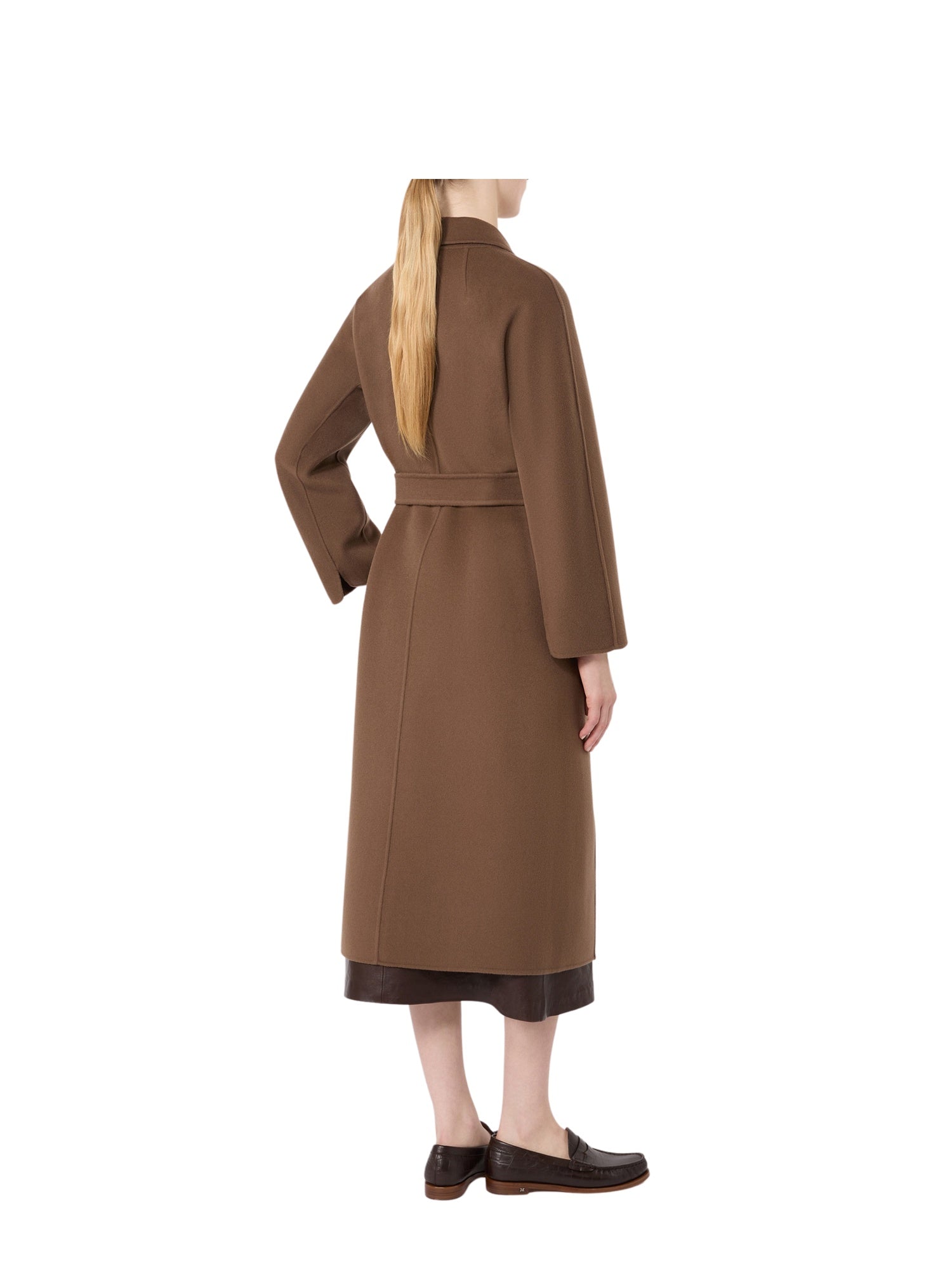 Cappotto Esturia con revers a lancia e cintura<BR/> S MAXMARA 1 2629016101600 097 