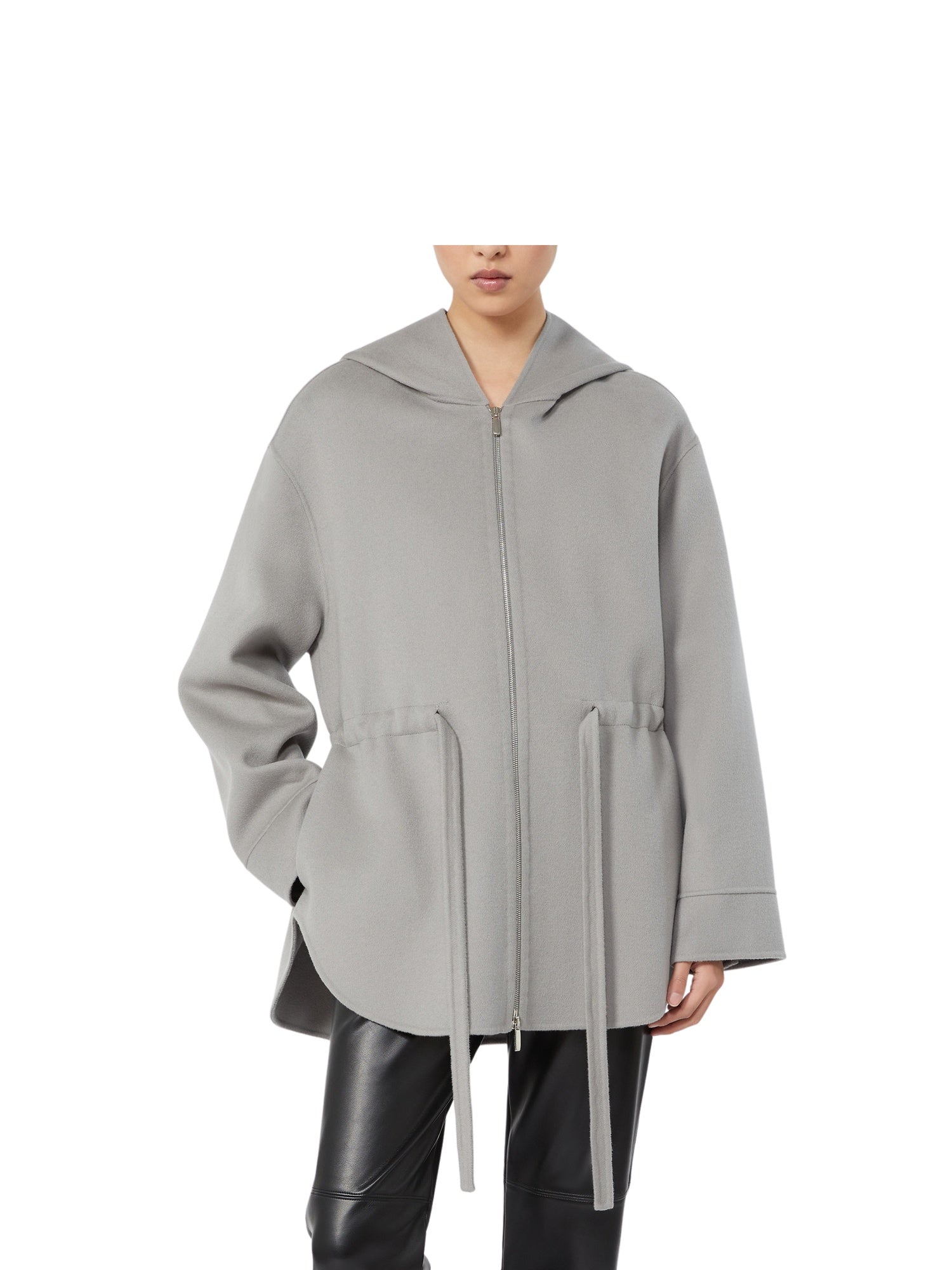 Cappotto corto con cappuccio in lana<BR/> S MAXMARA 1 2629086061600 056 