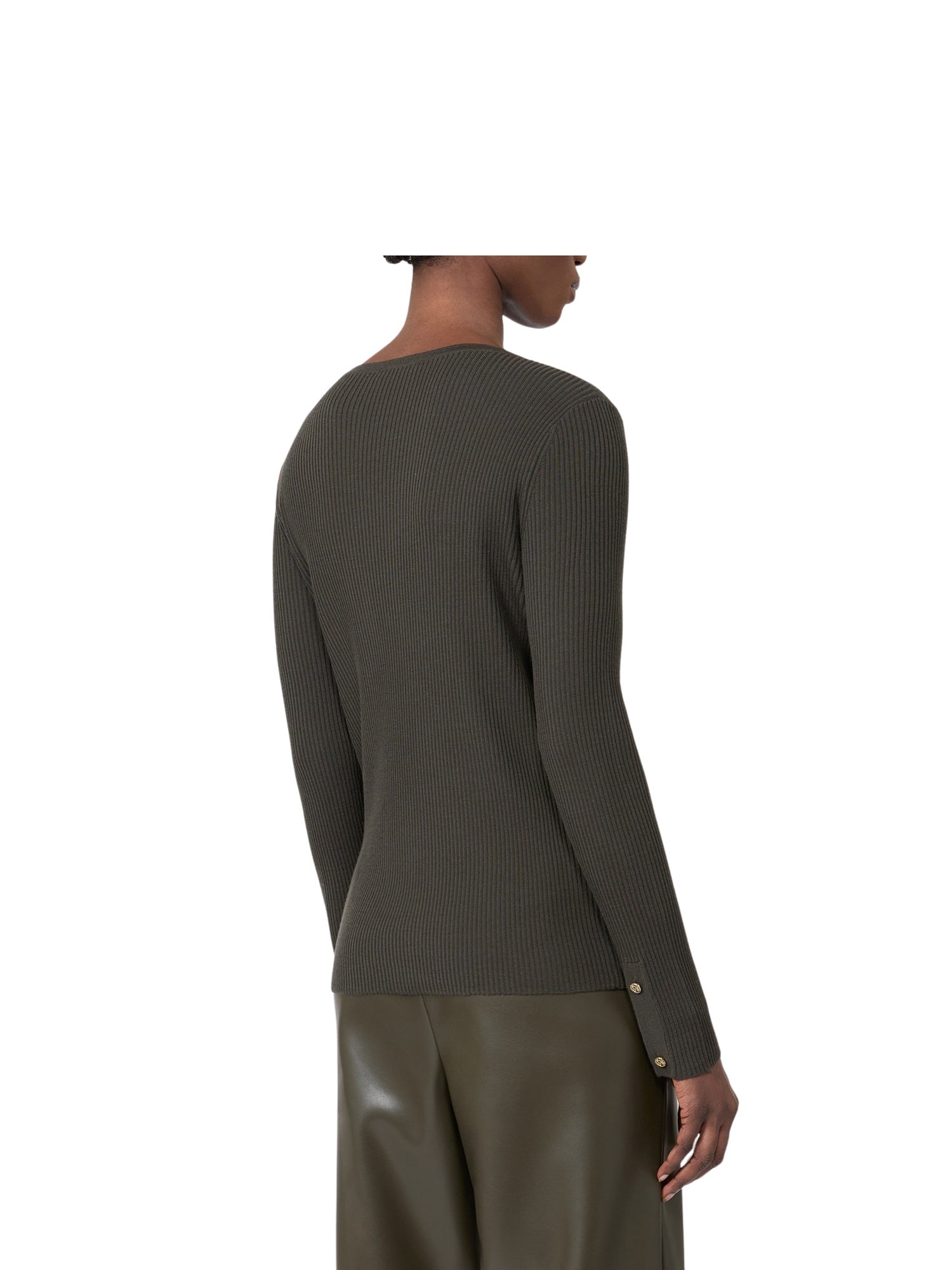 Maglione a coste con polsini a bottoni S Max Mara<BR/> S MAXMARA 1 2629366011600 005 
