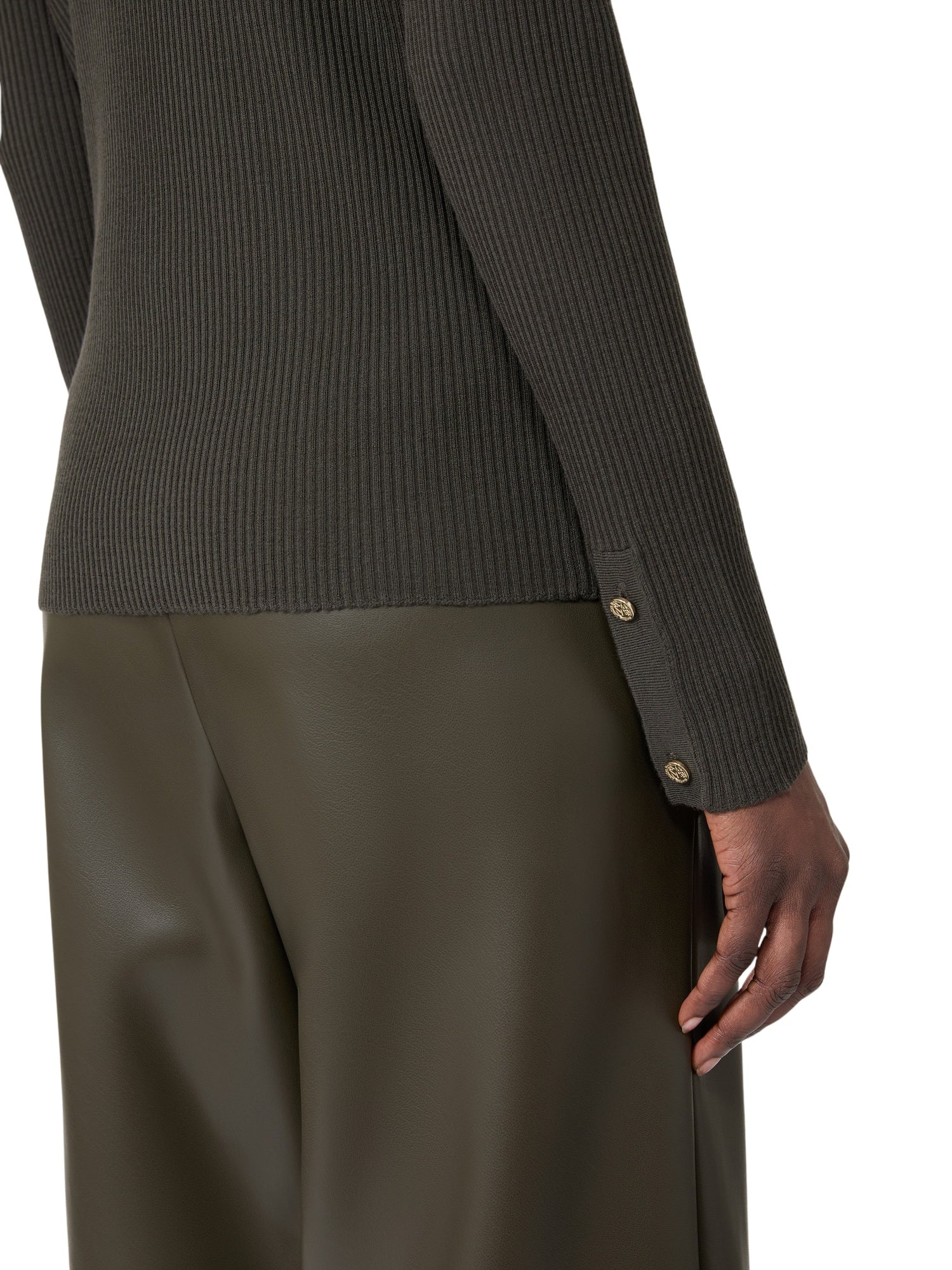 Maglione a coste con polsini a bottoni S Max Mara<BR/> S MAXMARA 1 2629366011600 005 