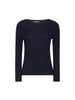 Maglione girocollo a coste S Max Mara Disegno