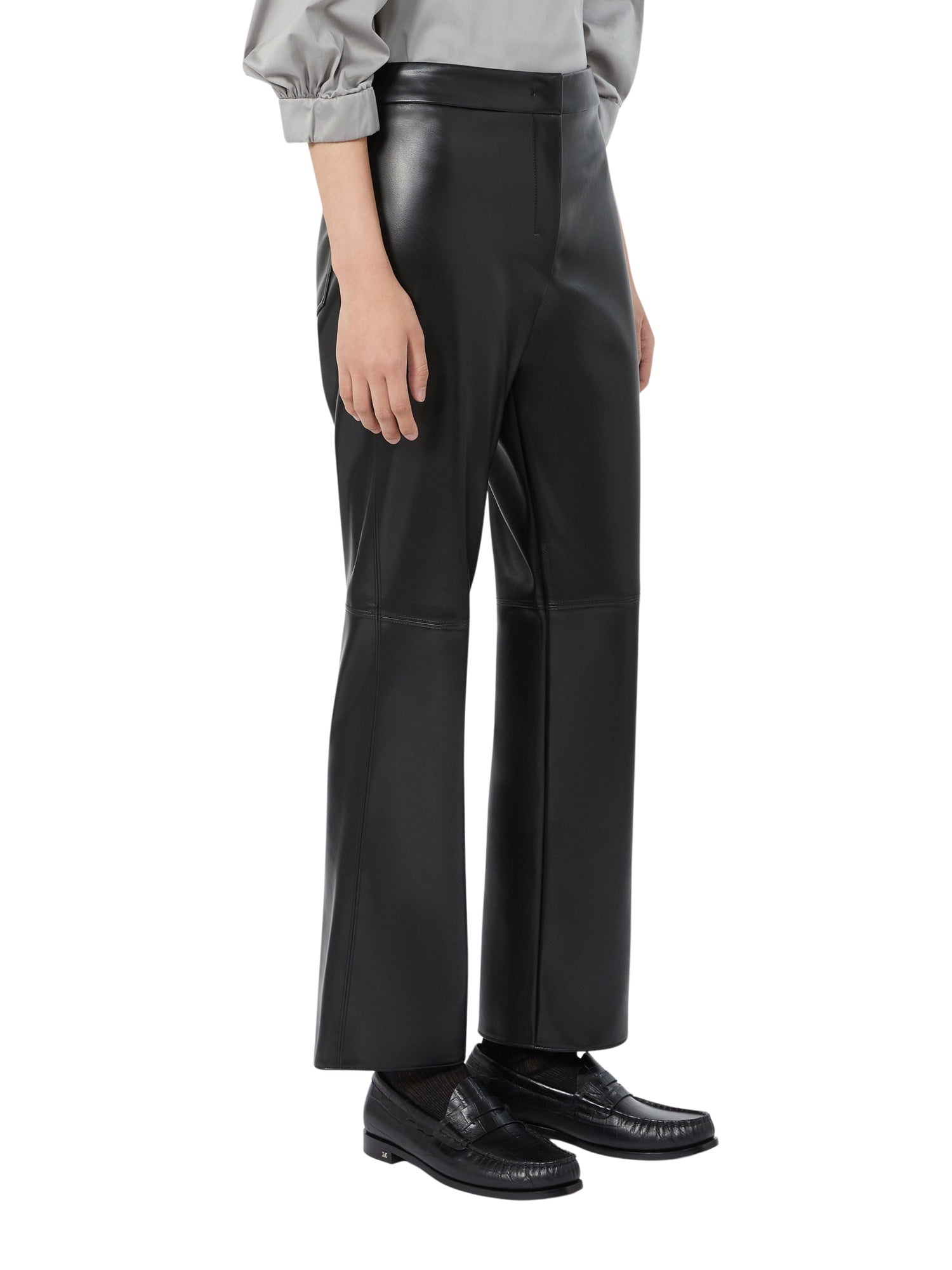 Pantalone slim fit in jersey spalmato<BR/> S MAXMARA 1 2629786041600 006 