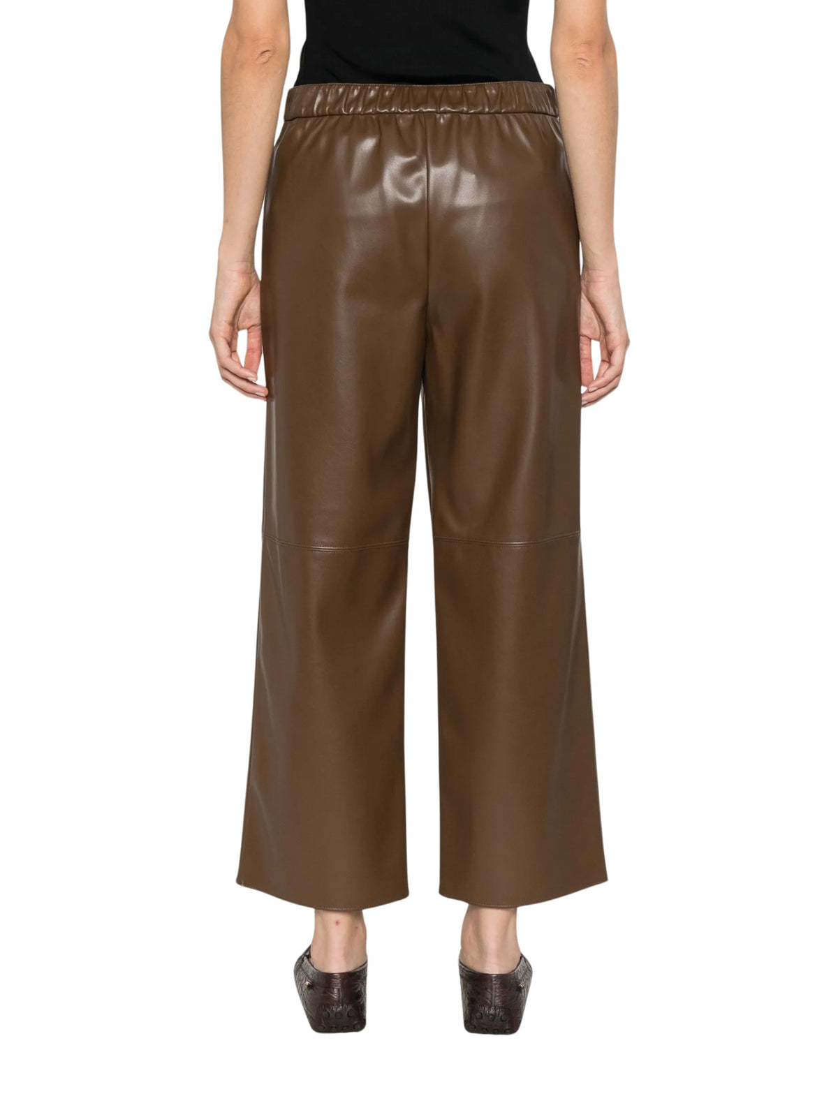 Pantaloni cropped in ecopelle S MAXMARA 1 2629786051600 002 