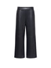 Pantalone crop in jersey spalmato