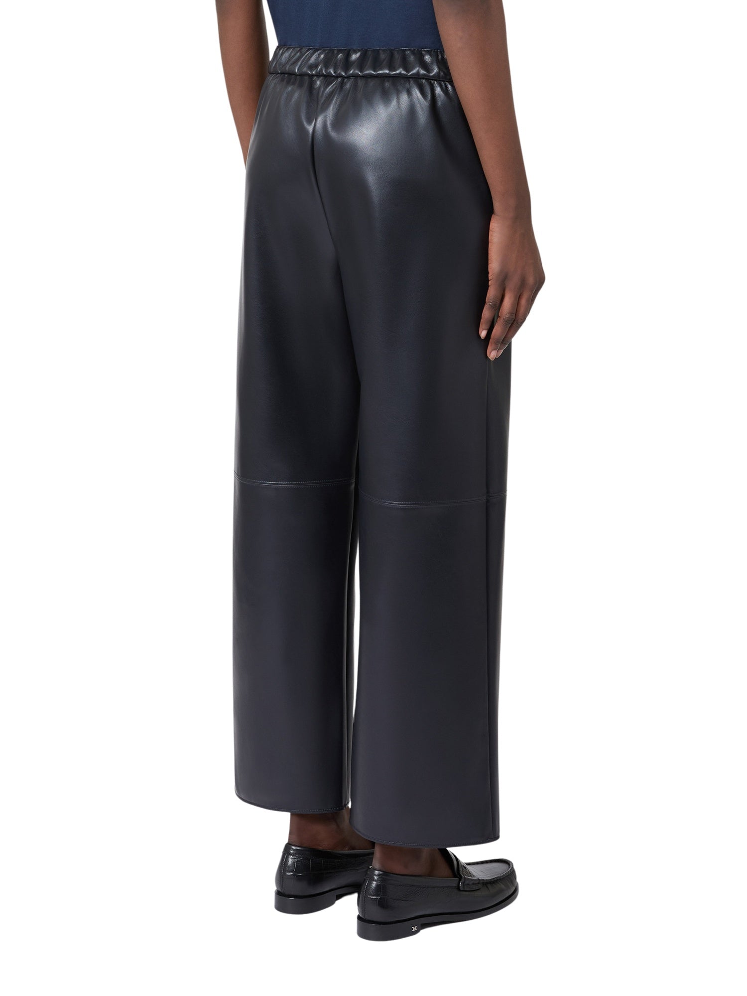 Pantalone crop in jersey spalmato<BR/> S MAXMARA 1 2629786051600 004 