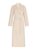 Cappotto a vestaglia in drap di lana