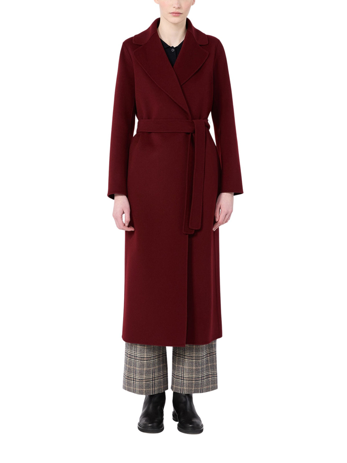 Cappotto a vestaglia in drap di lana S MAXMARA 2 2629016073600 014 