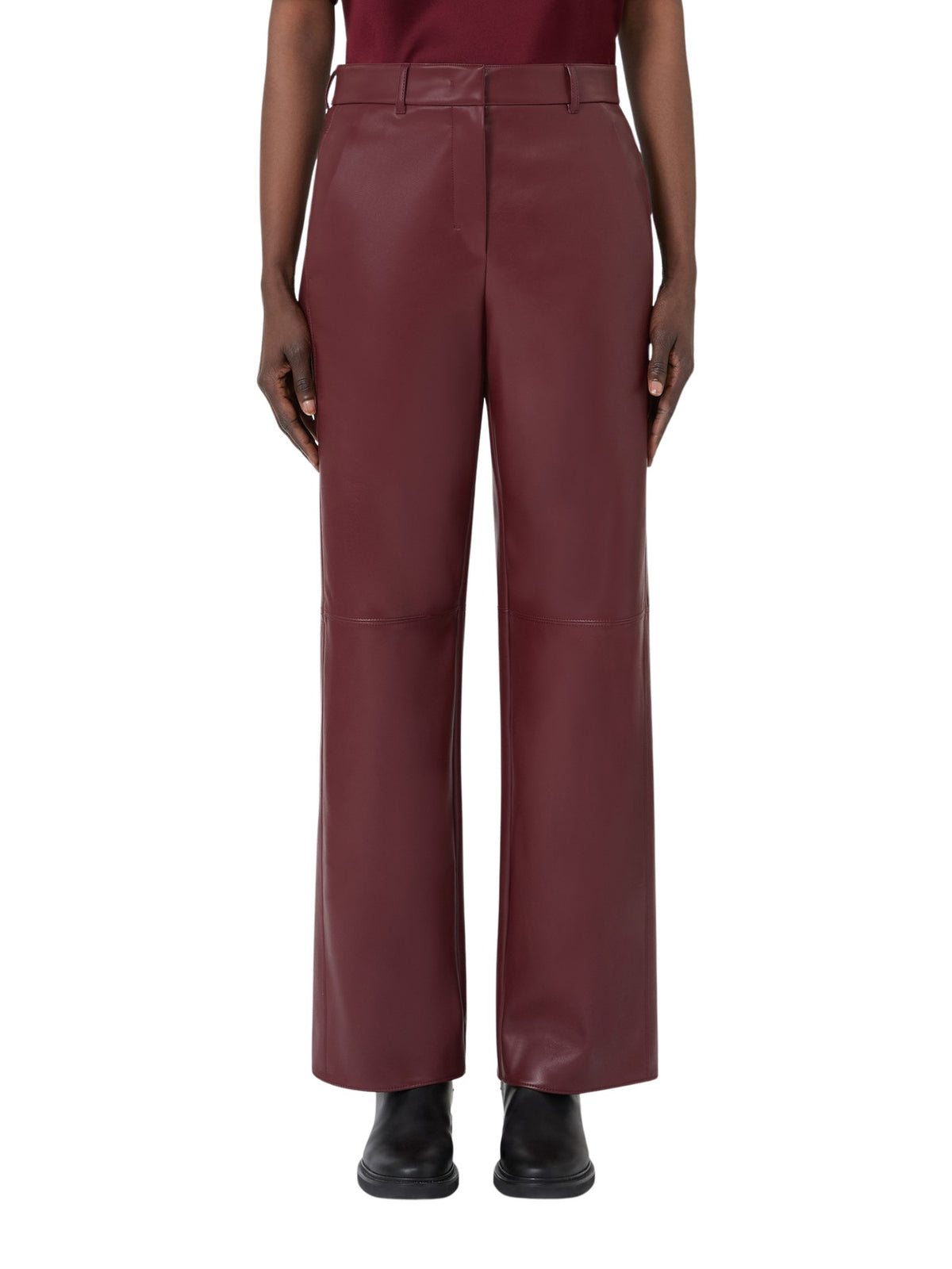 Pantaloni regular in jersey spalmato S MAXMARA 2 2629786043600 003 