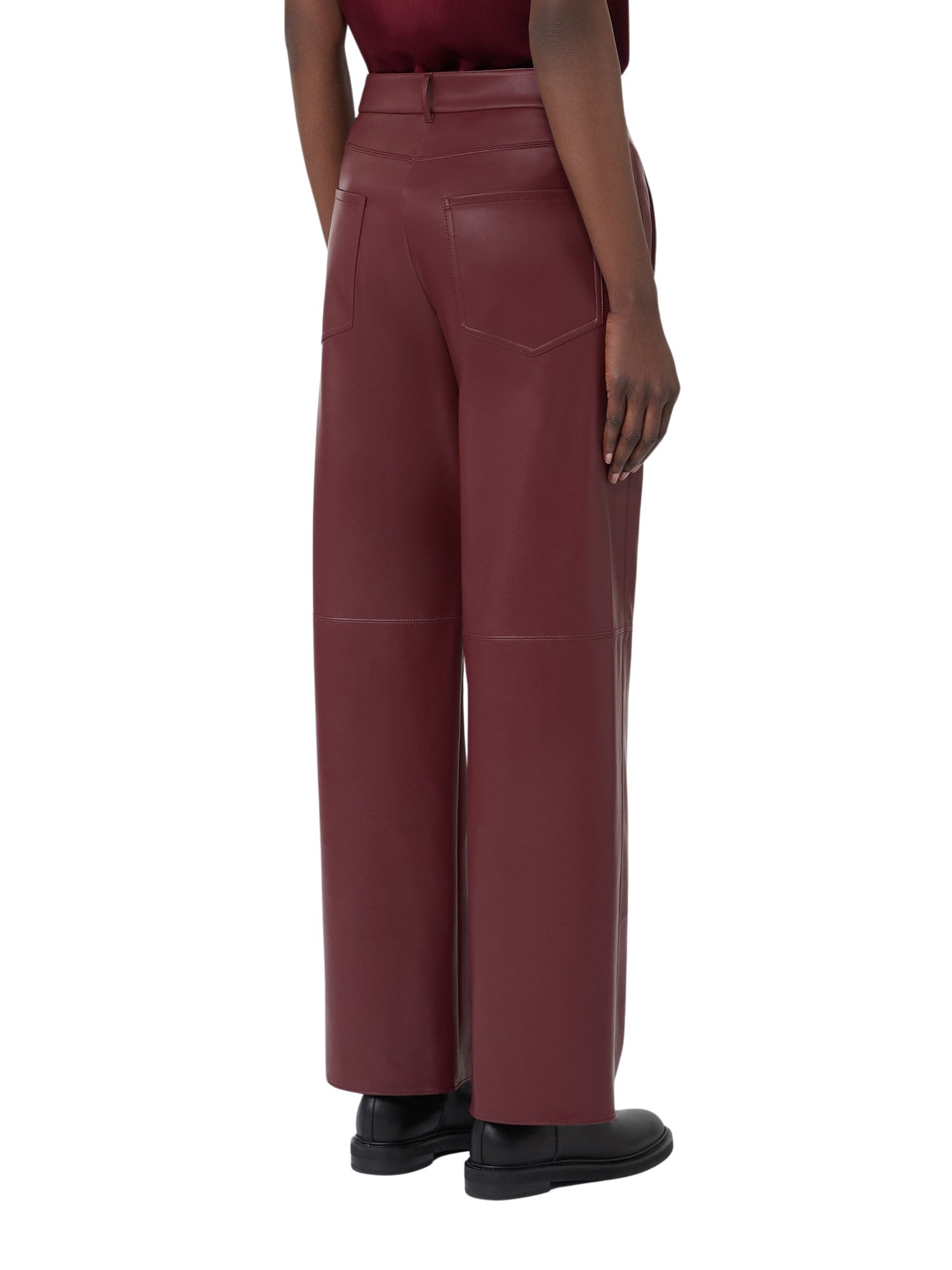 Pantaloni regular in jersey spalmato S MAXMARA 2 2629786043600 003 