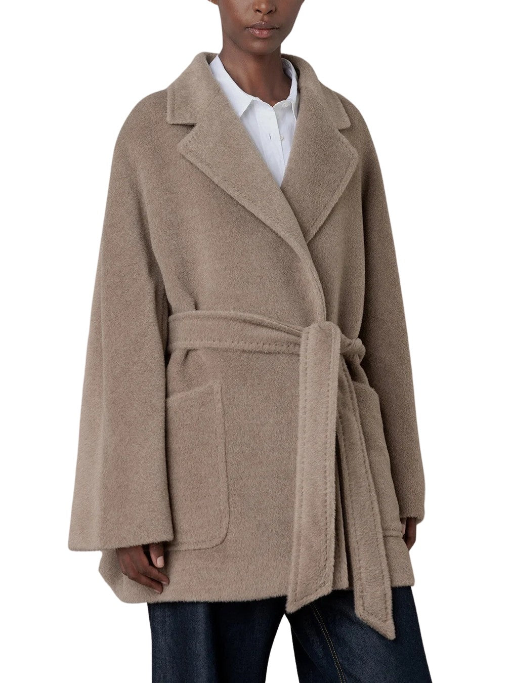 Cappotto corto Denise color tortora Tagliatore DENISE E30008T1381 