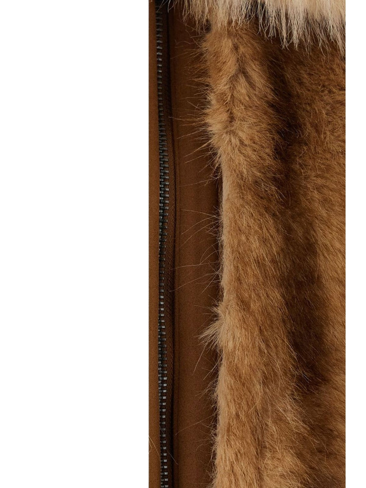 Giacca in montone Cincilla bonded con zip URBANCODE BJ 20372 TAN/MULTI 