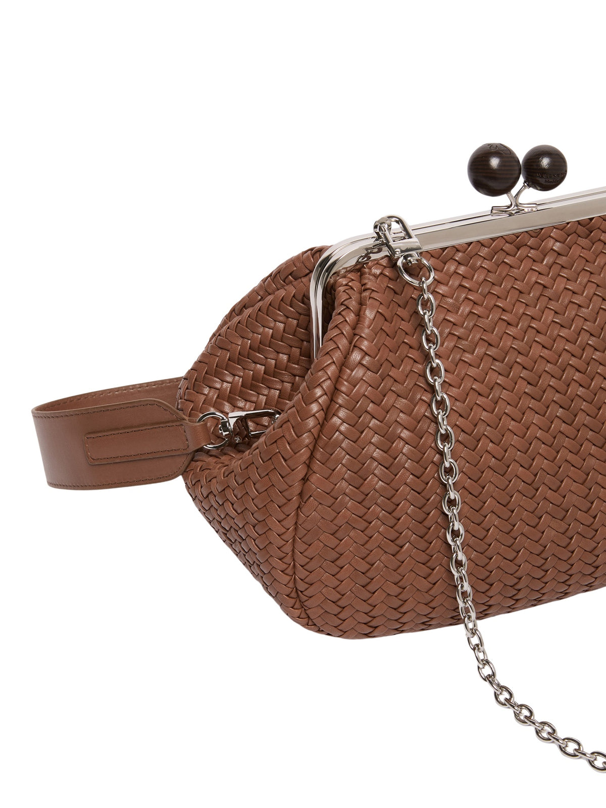 Pasticcino Bag medium in pelle intrecciata<BR/> Weekend accessori 1 2625516074600 001 