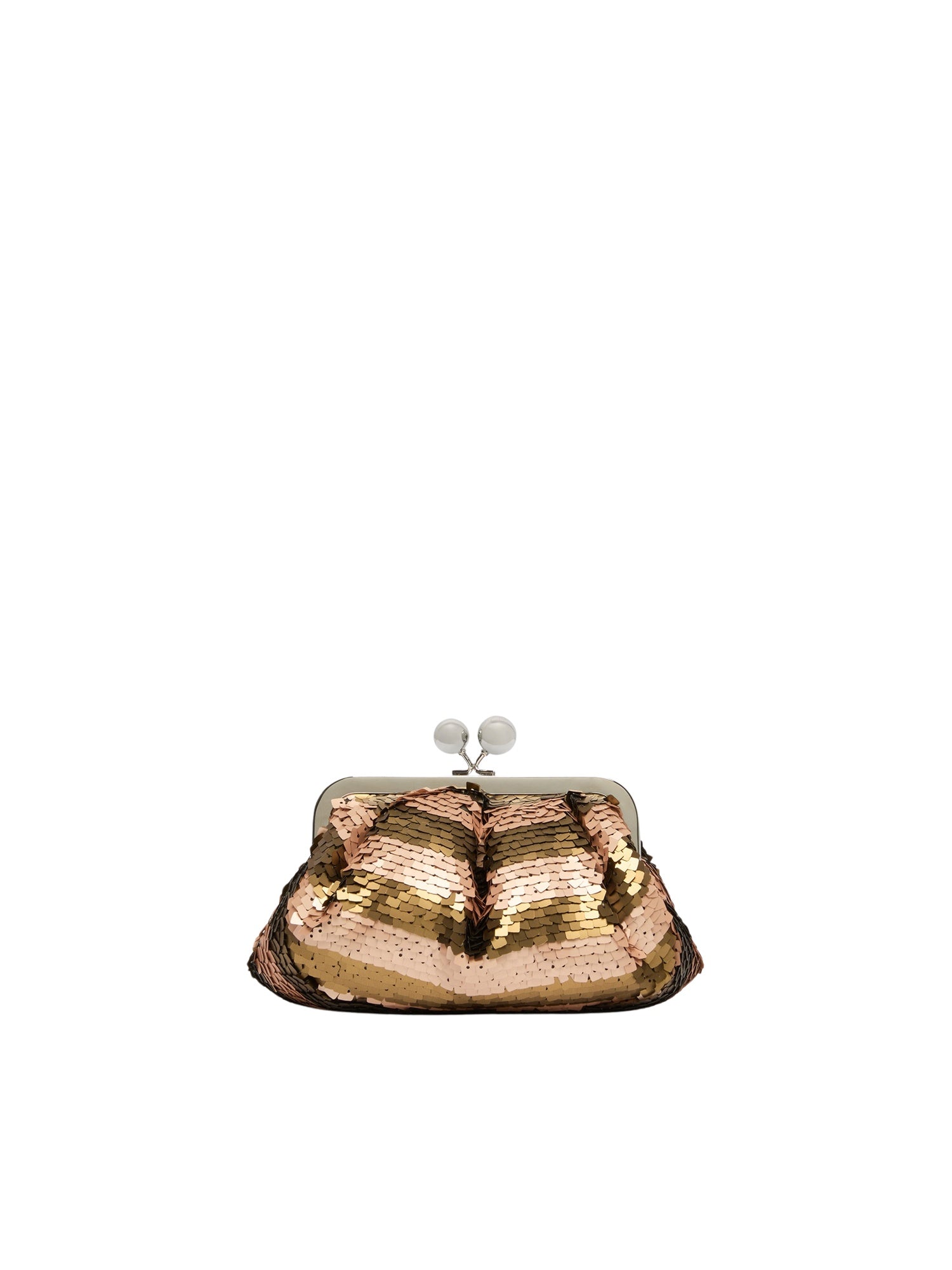 Pasticcino Bag small con paillettes a righe<BR/> Weekend accessori 1 2625516094600 002 