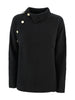 Maglia collo alto con bottoni