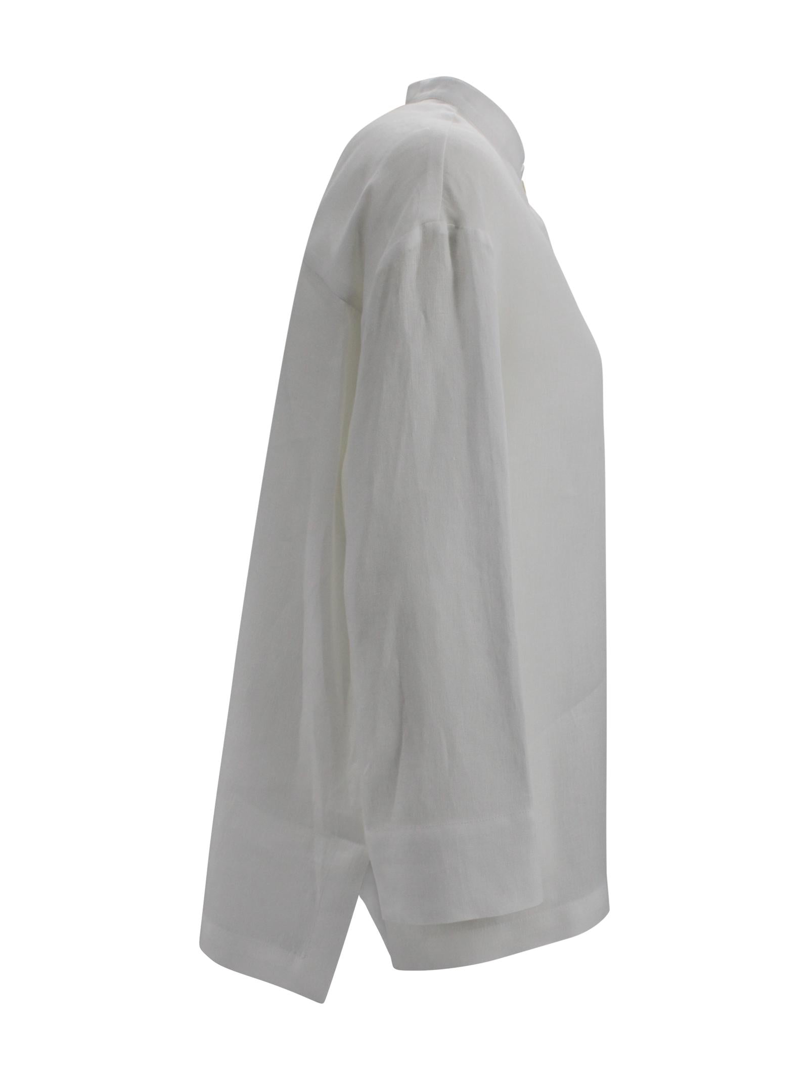 Camicia in lino con taschino S MAXMARA 2 2619111013600 006 