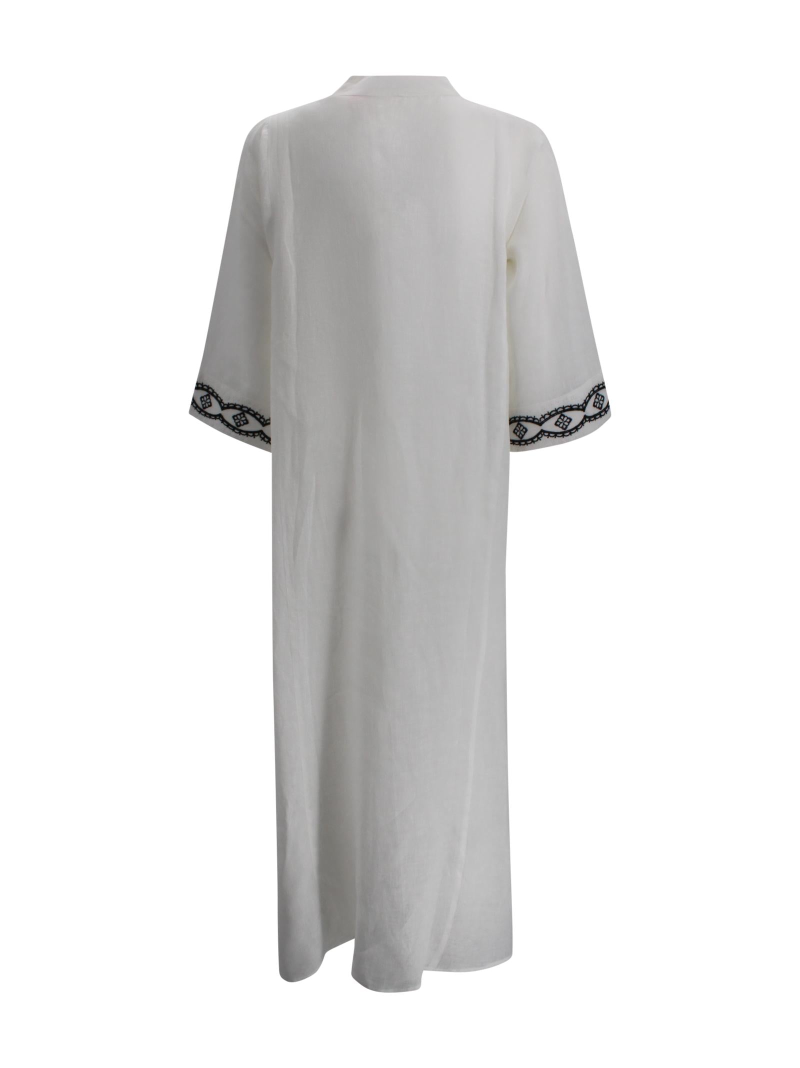 Kaftano "Riad" in Lino con Cintura Luxi of sea RL02 02 