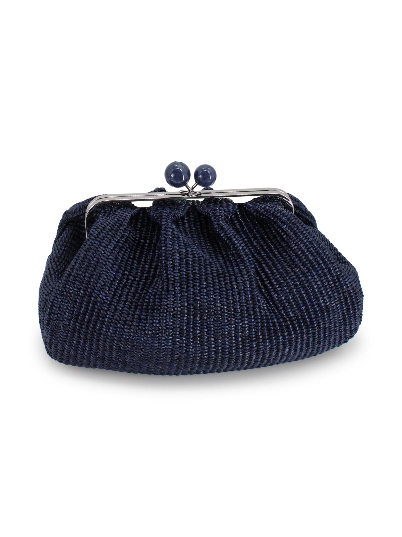 Pasticcino Bag Medium effetto rafia Weekend accessori 2 2615511105600 003 