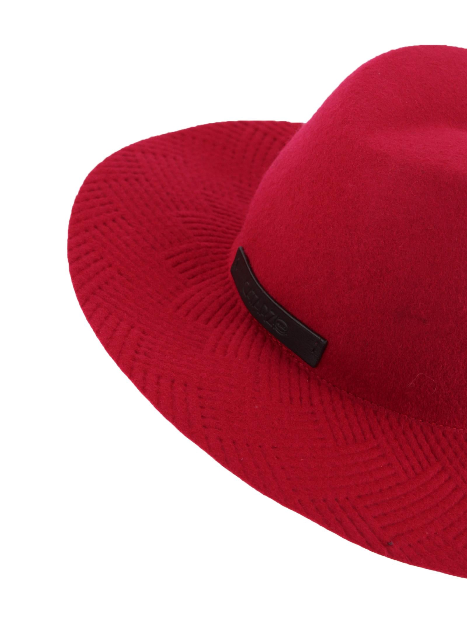 Capello Fedora in lana CATARZI CAT02TOKIO SOLIDCILIEGIA 