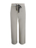Pantalone wide leg in jersey di cotone tecnico
