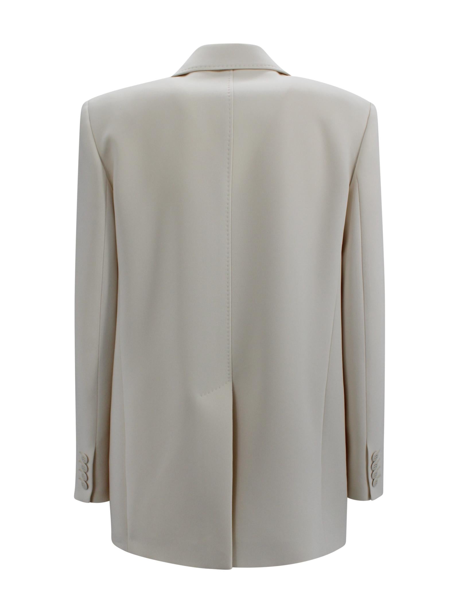 Blazer oversize monopetto in lana stretch Max Mara Studio 2616041025600 060 