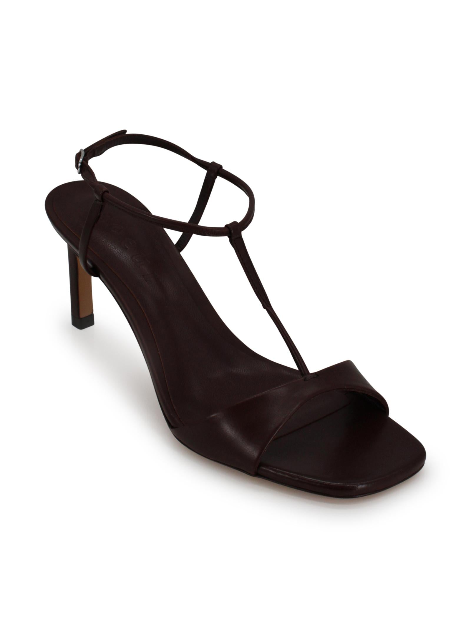 Sandali Cecilie in pelle liscia con tacco SOEUR CHA0967CECILIE MAR0126S 