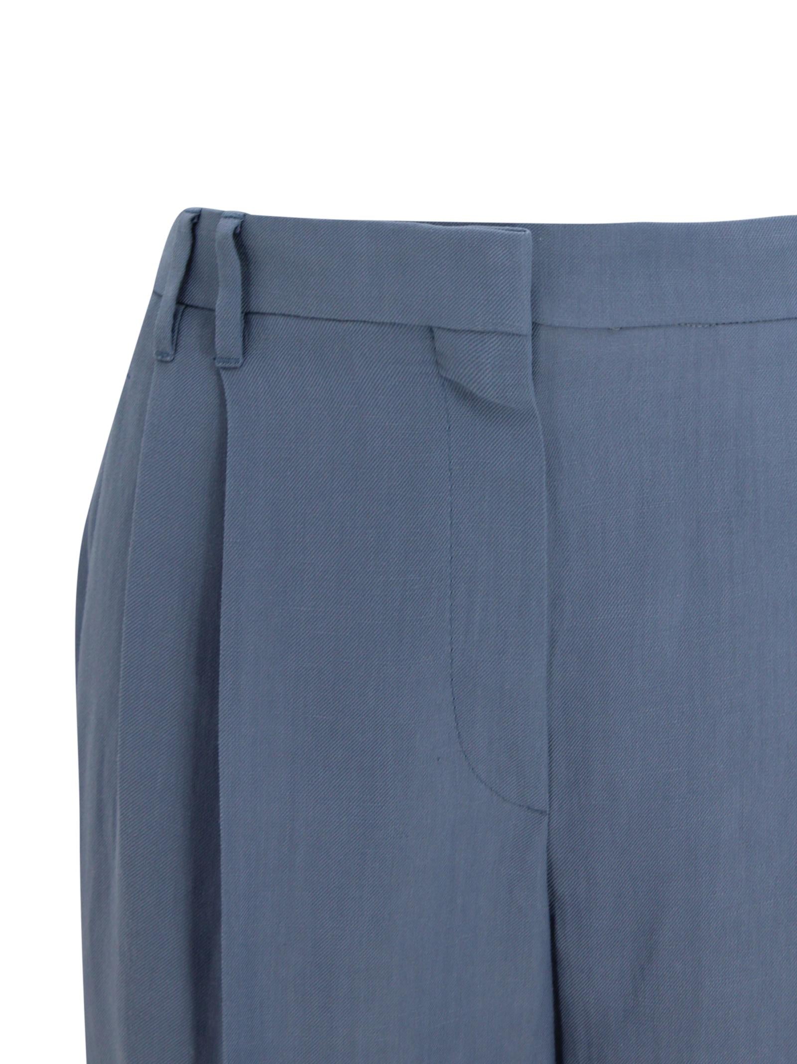 Pantaloni plissettati con passanti Brunello Cucinelli MH126P8292 C9135 