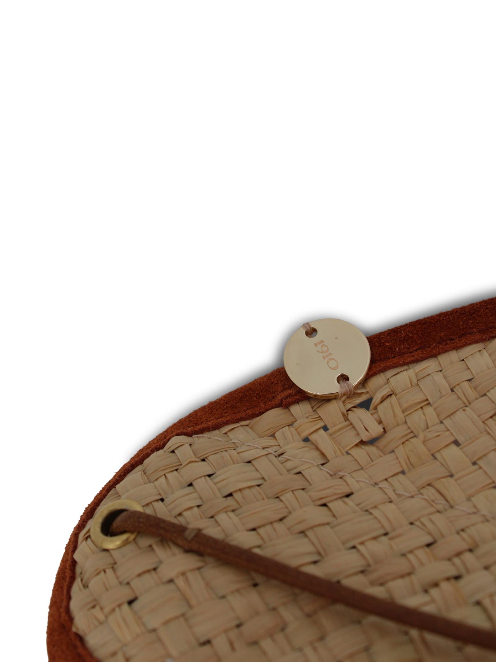 Visiera in Raffia con Dettagli in Camoscio CATARZI P26CAT32 NACTU 