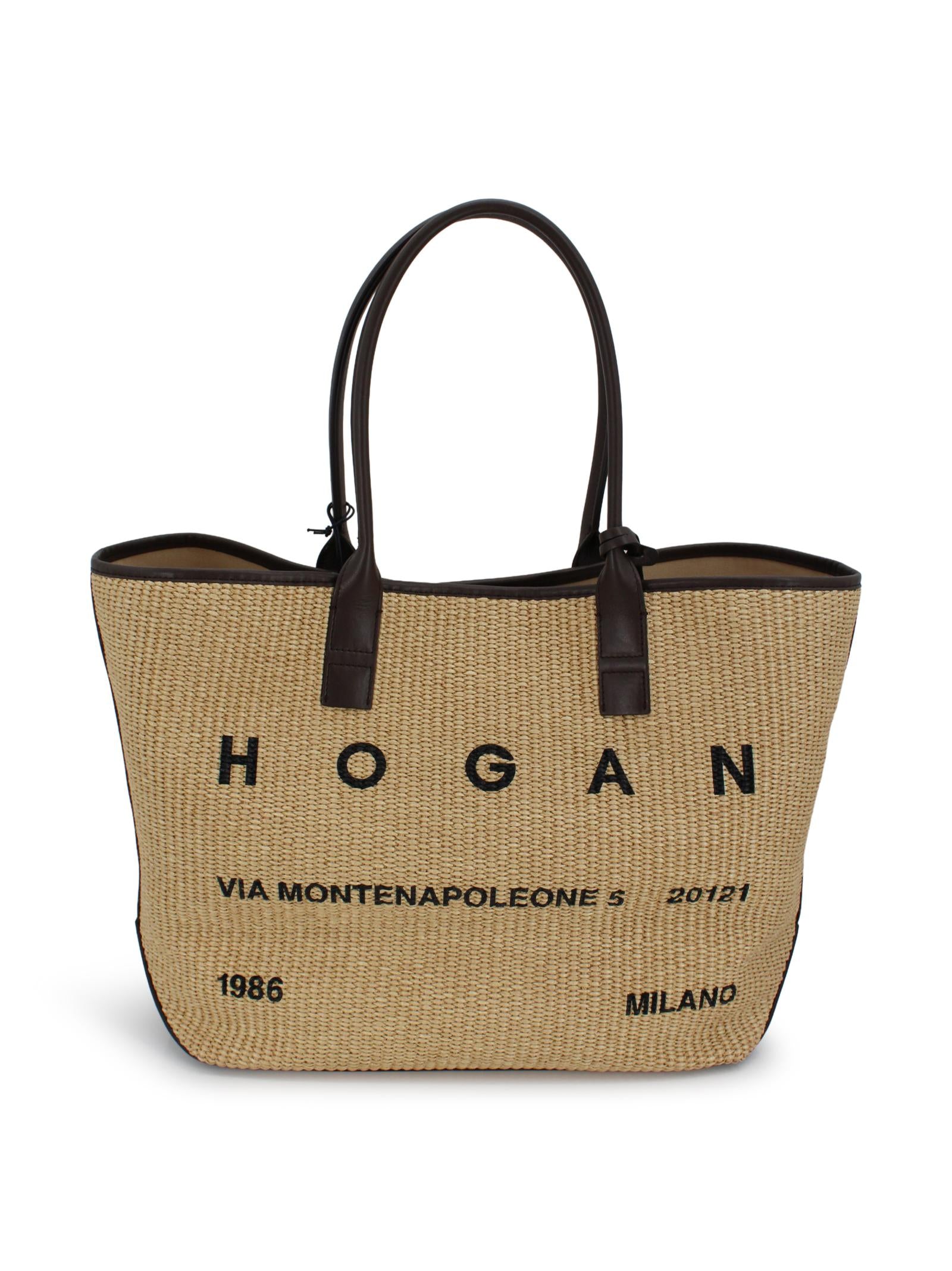 Borsa tote Address in cotone HOGAN KBW01TA5300UYI7E06  