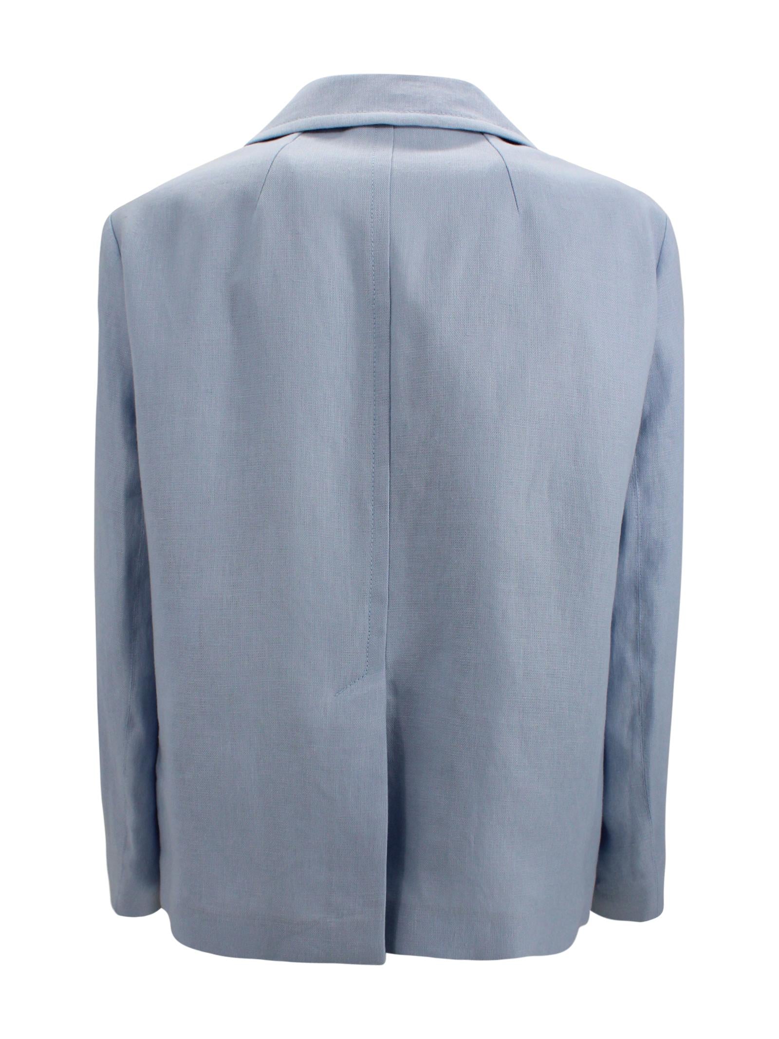 Giacca doppiopetto in puro lino S MAXMARA 2 2619041033600 005 