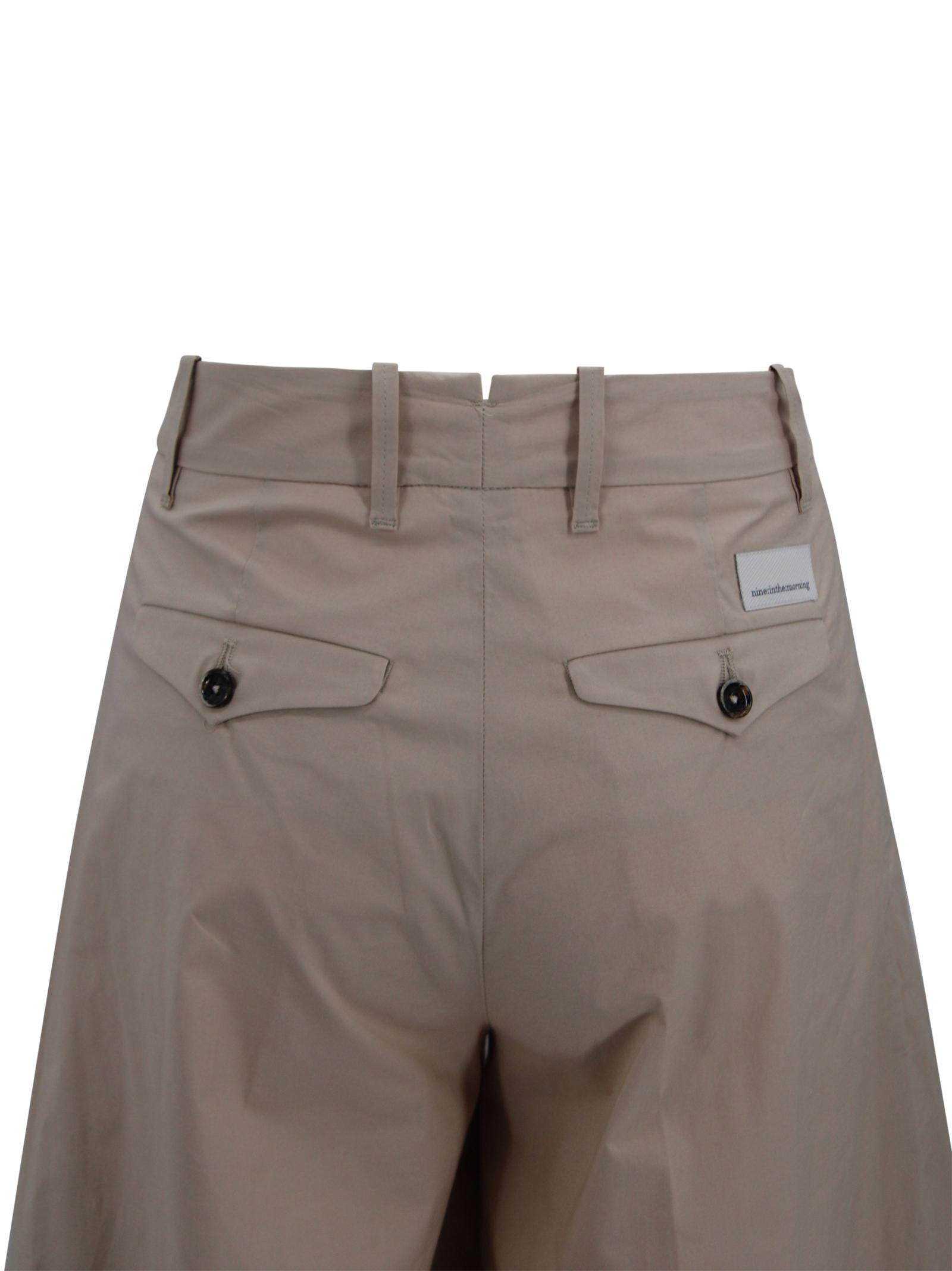 Pantaloni plissettati a gamba ampia Nine in the morning FIA01  