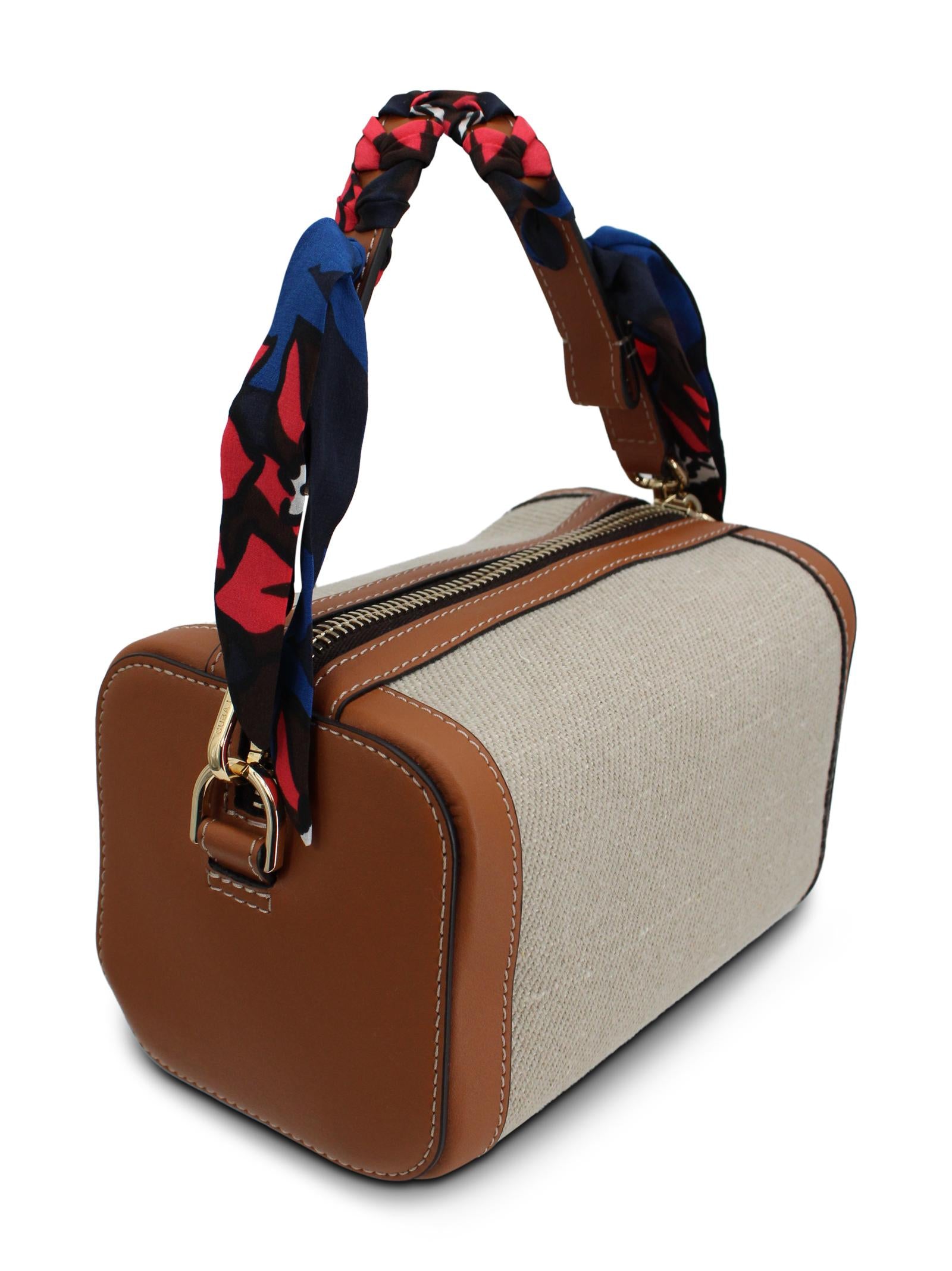 Borsa tote Cubita con tracolla Cuba Lab CUBITA FOULARDHIBISCUS 