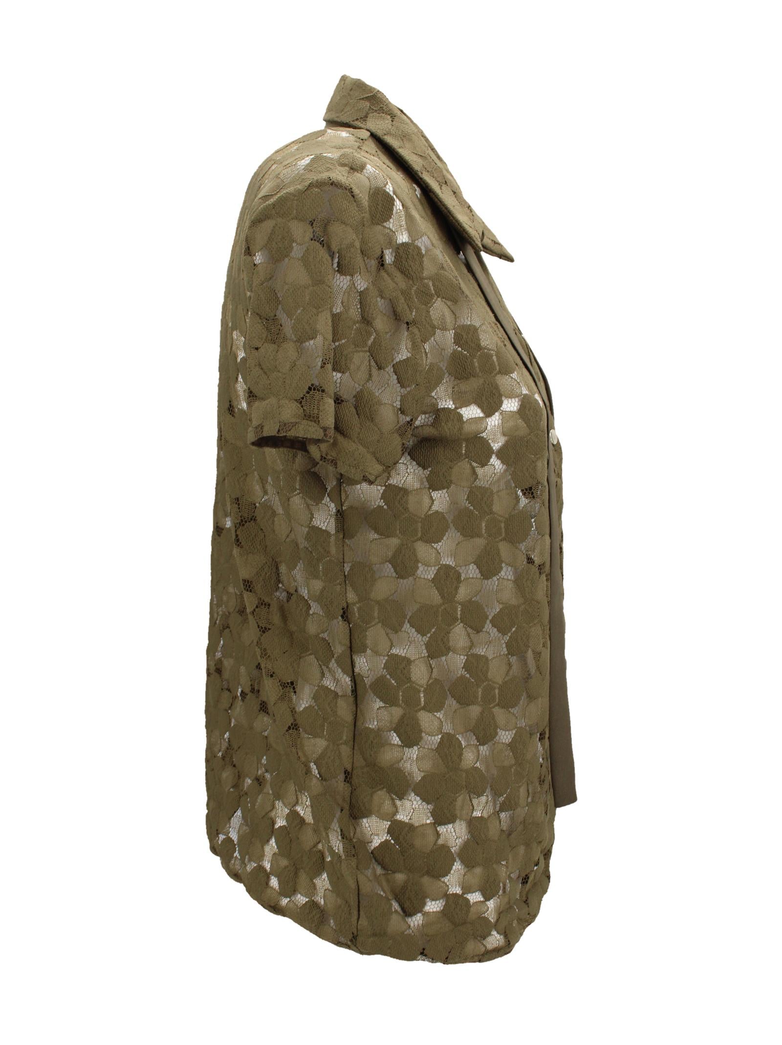 Maglia in pizzo con colletto e scollo a V Max Mara Studio 2616941011600 001 