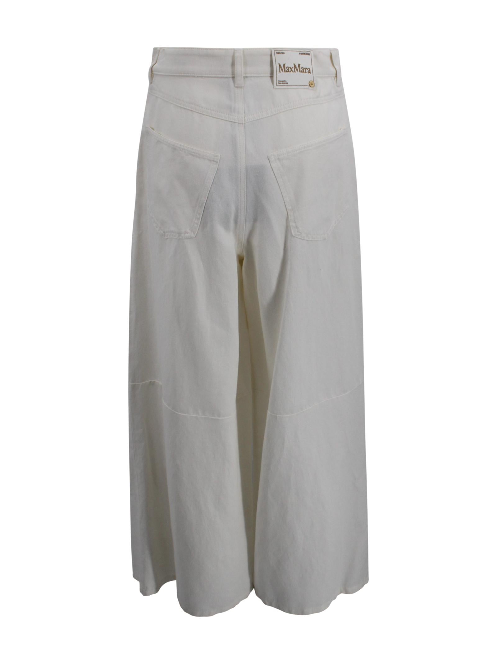 Pantalone a gamba larga con pinces S MAXMARA 2 2619131093600 001 