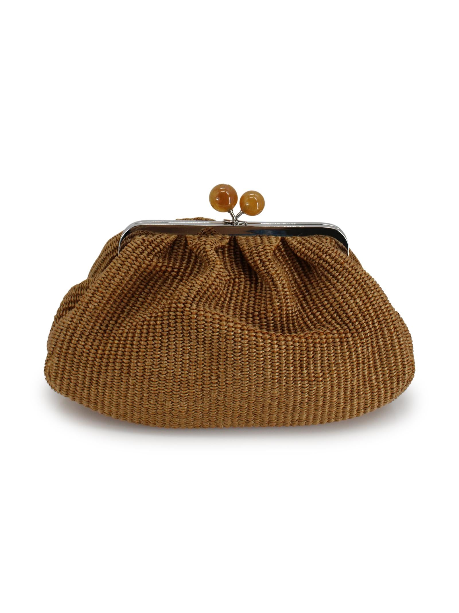 Pasticcino Bag Medium effetto rafia Weekend accessori 2 2615511105600 052 