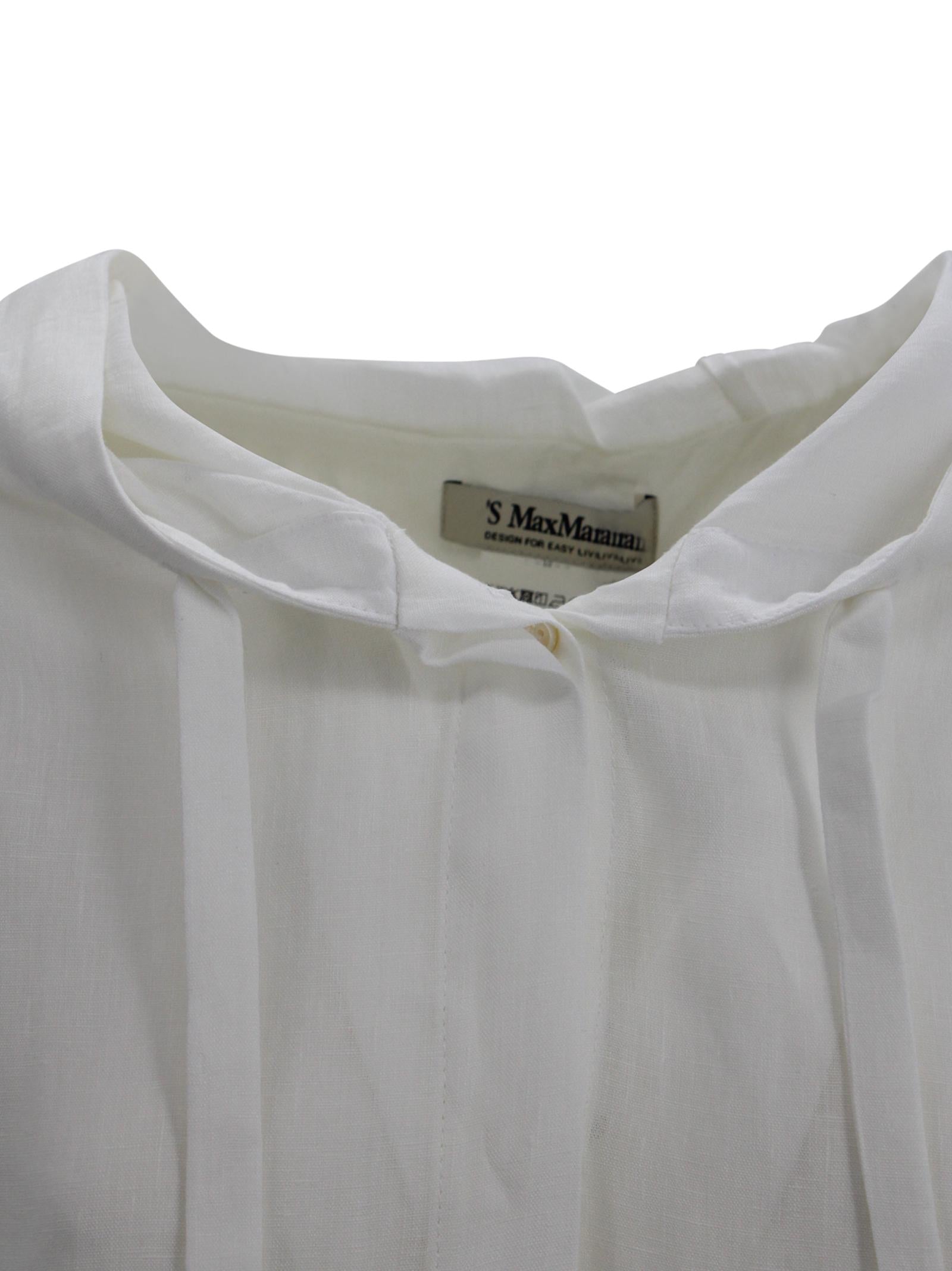 Blusa con Cappuccio in Lino 'S Max Mara S MAXMARA 2 26191910236 006 