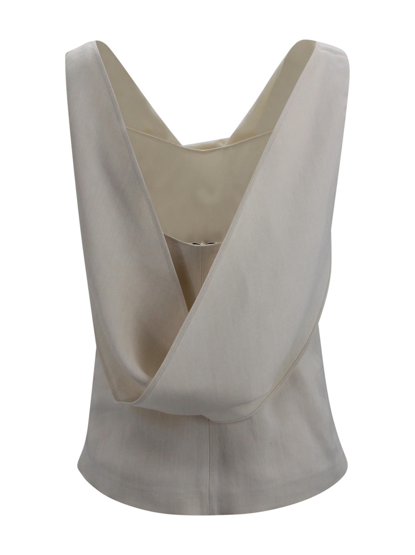 Canotta con scollo drappeggiato Brunello Cucinelli MH126TR31 C579 