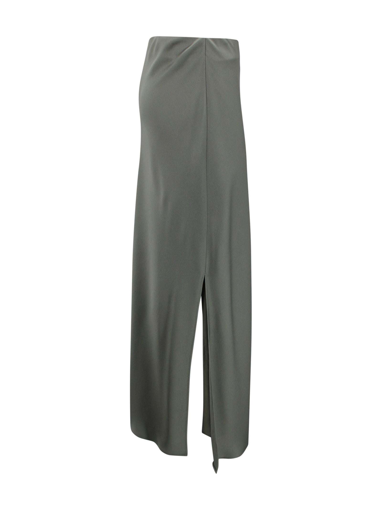 Gonna midi con spacco laterale Brunello Cucinelli M0H38G3396 C9125 