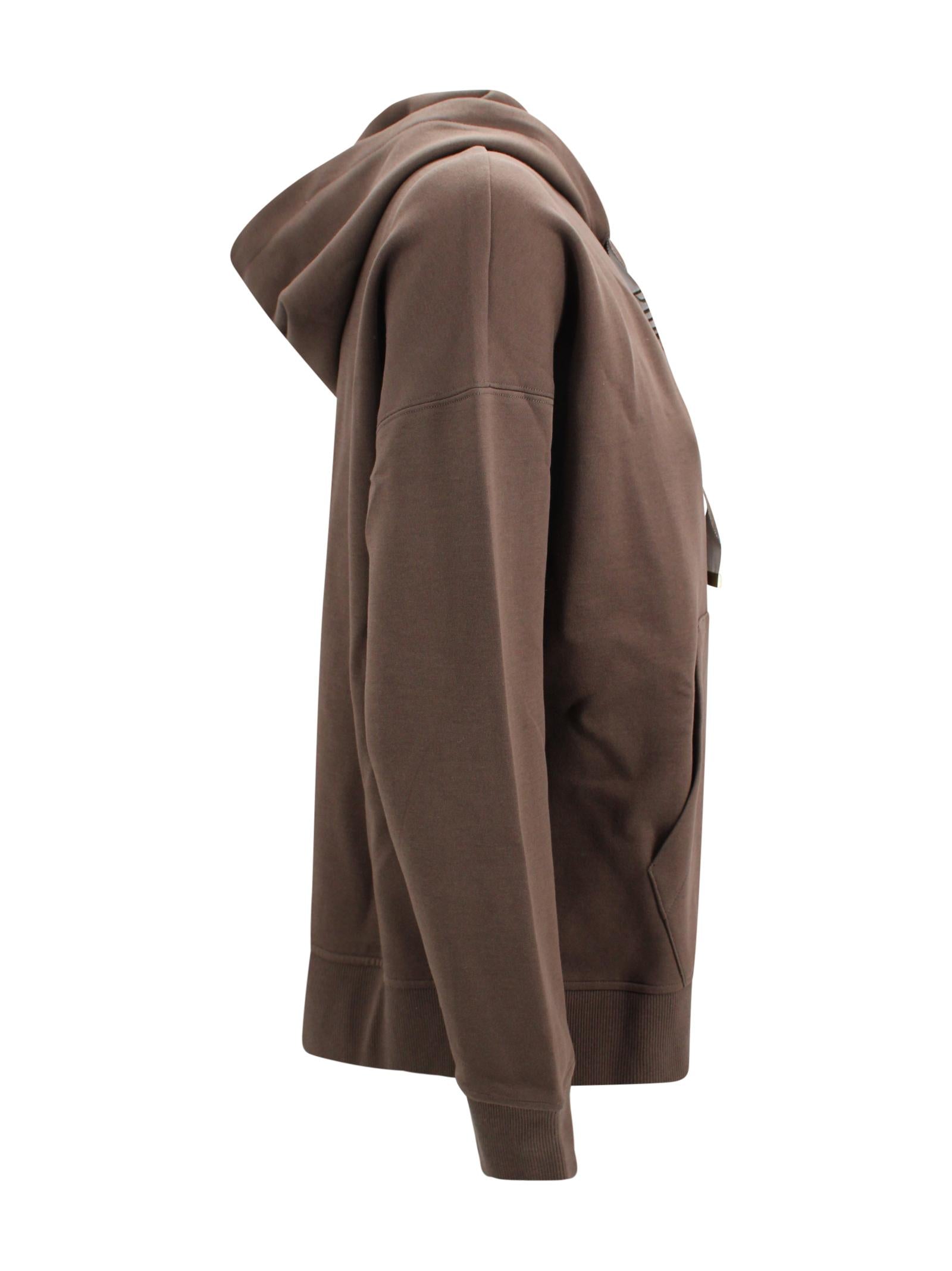 Felpa con cappuccio e nastri logo jacquard S MAXMARA 1 2619921031600 004 