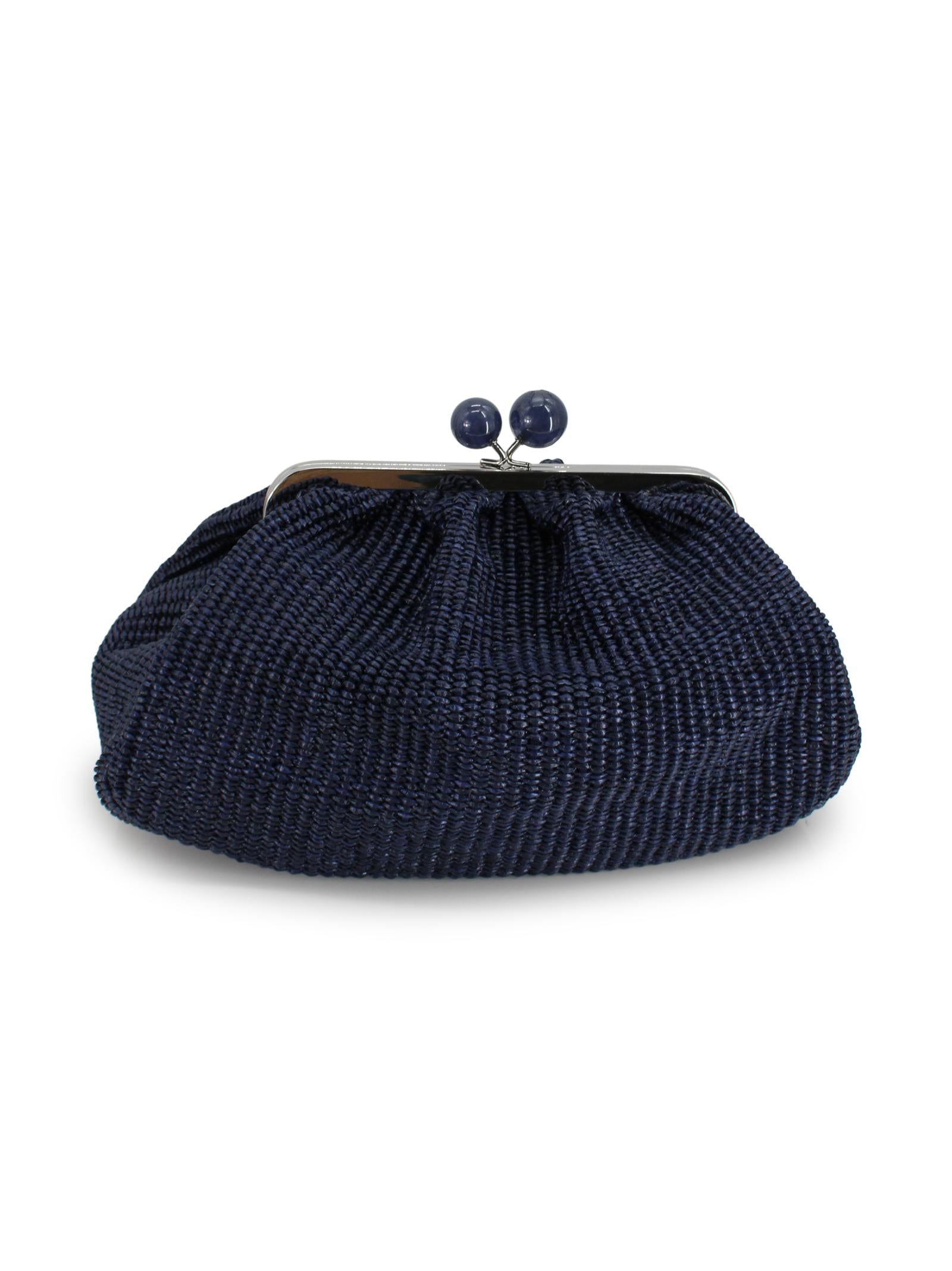Pasticcino Bag Medium effetto rafia Weekend accessori 2 2615511105600 003 